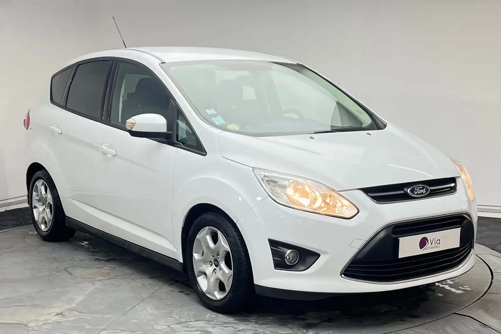 Ford C-Max 1.6 TDCI 115 FAP Trend - SUIVI COMPLET Blanc - 2