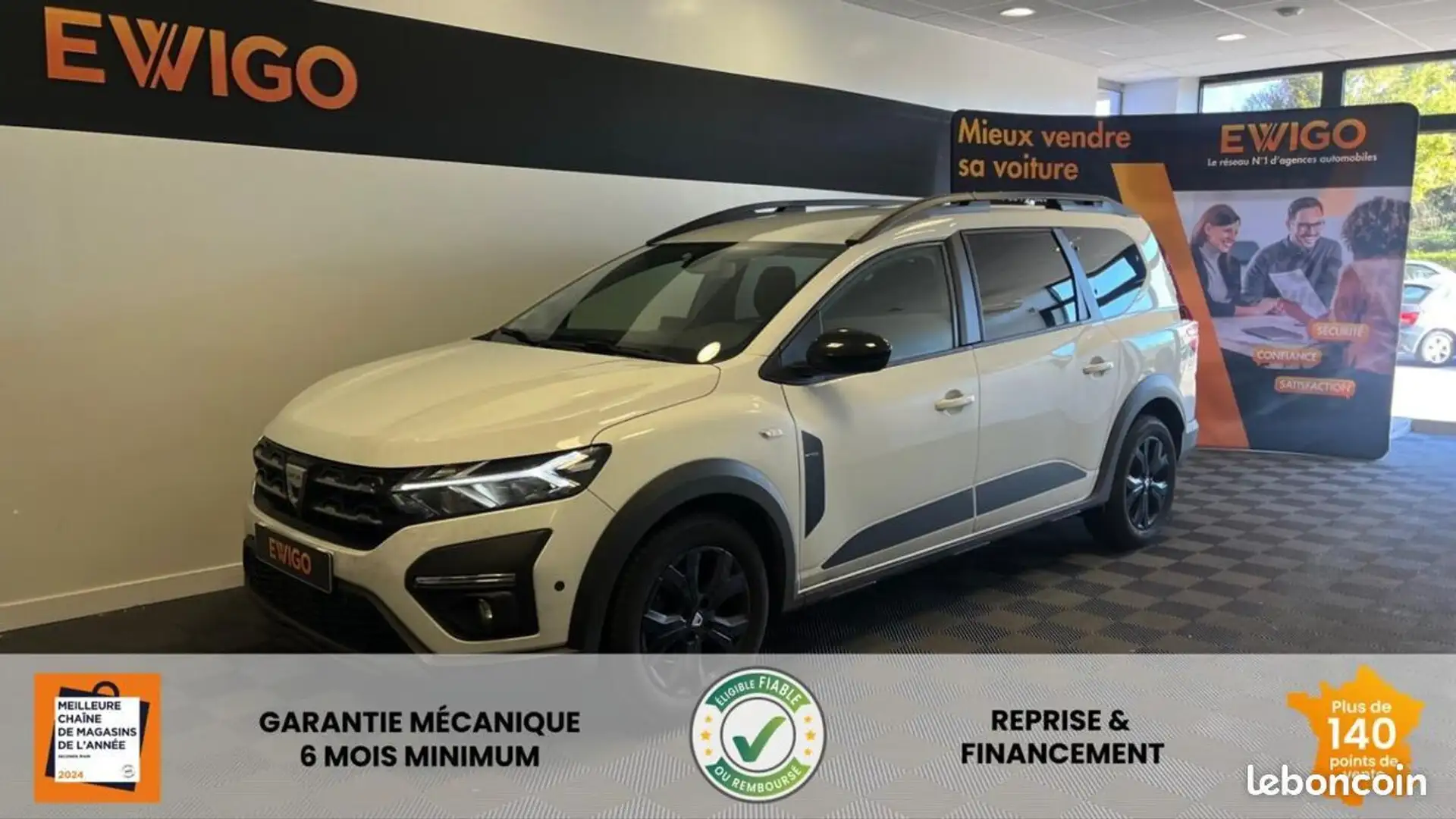 Dacia Jogger 1.0 TCE 110 EXTREME PLUS %2B PREMIÈRE MAIN 7 PLACE Blanc - 1