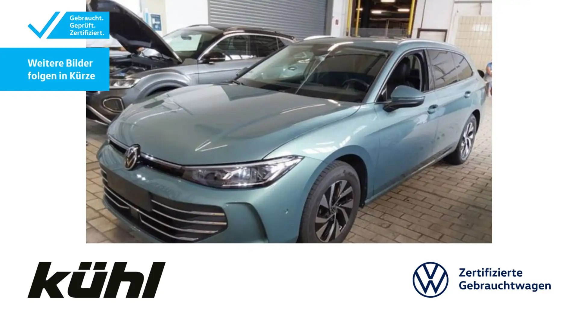 Volkswagen Passat Variant 1.5 eTSI DSG Business IQ.Light/AC Grün - 1