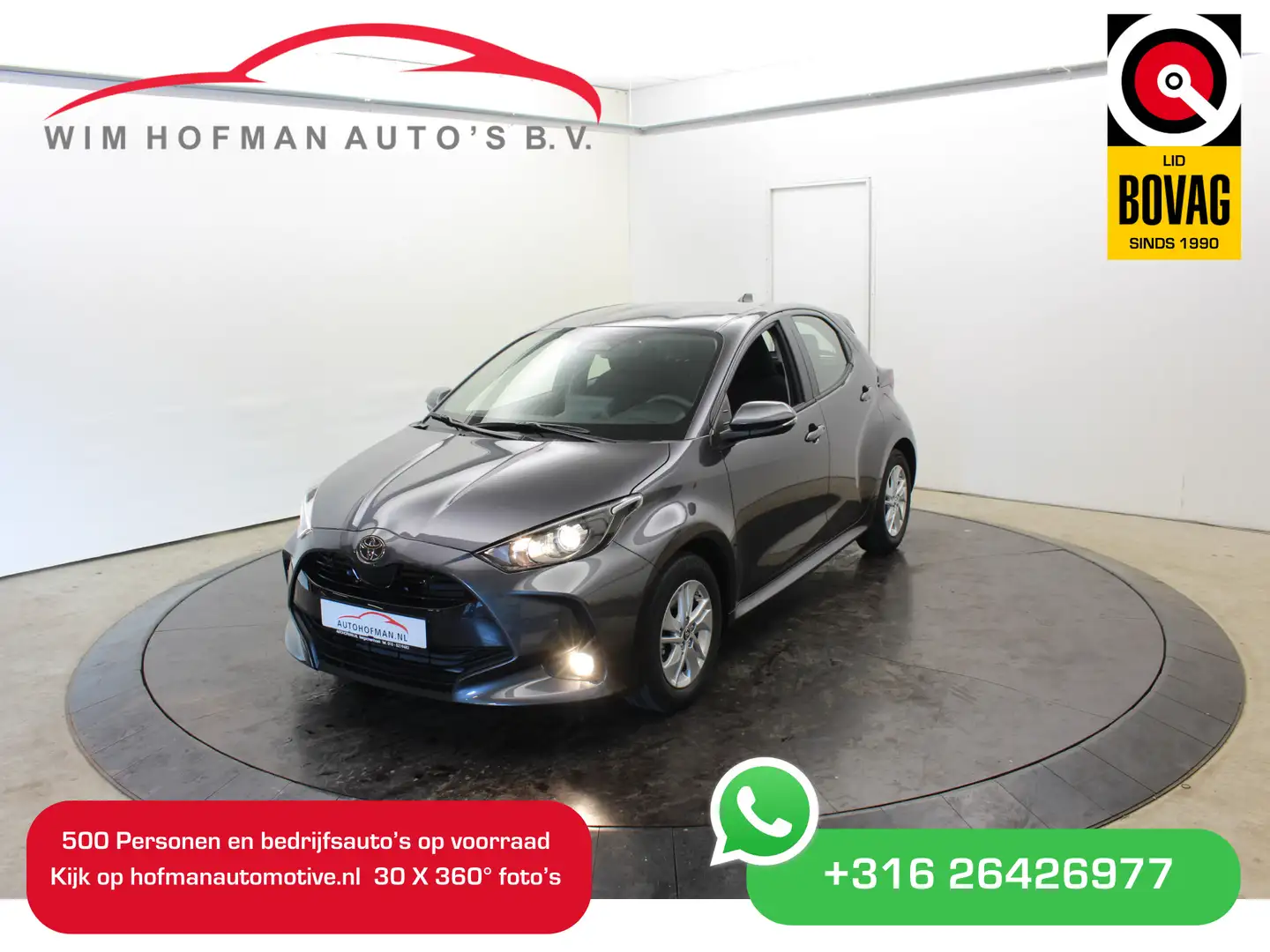 Toyota Yaris 1.5 Hyb Nieuw Rijklaar Camera PDC v+a Stoel/Stuur Noir - 1
