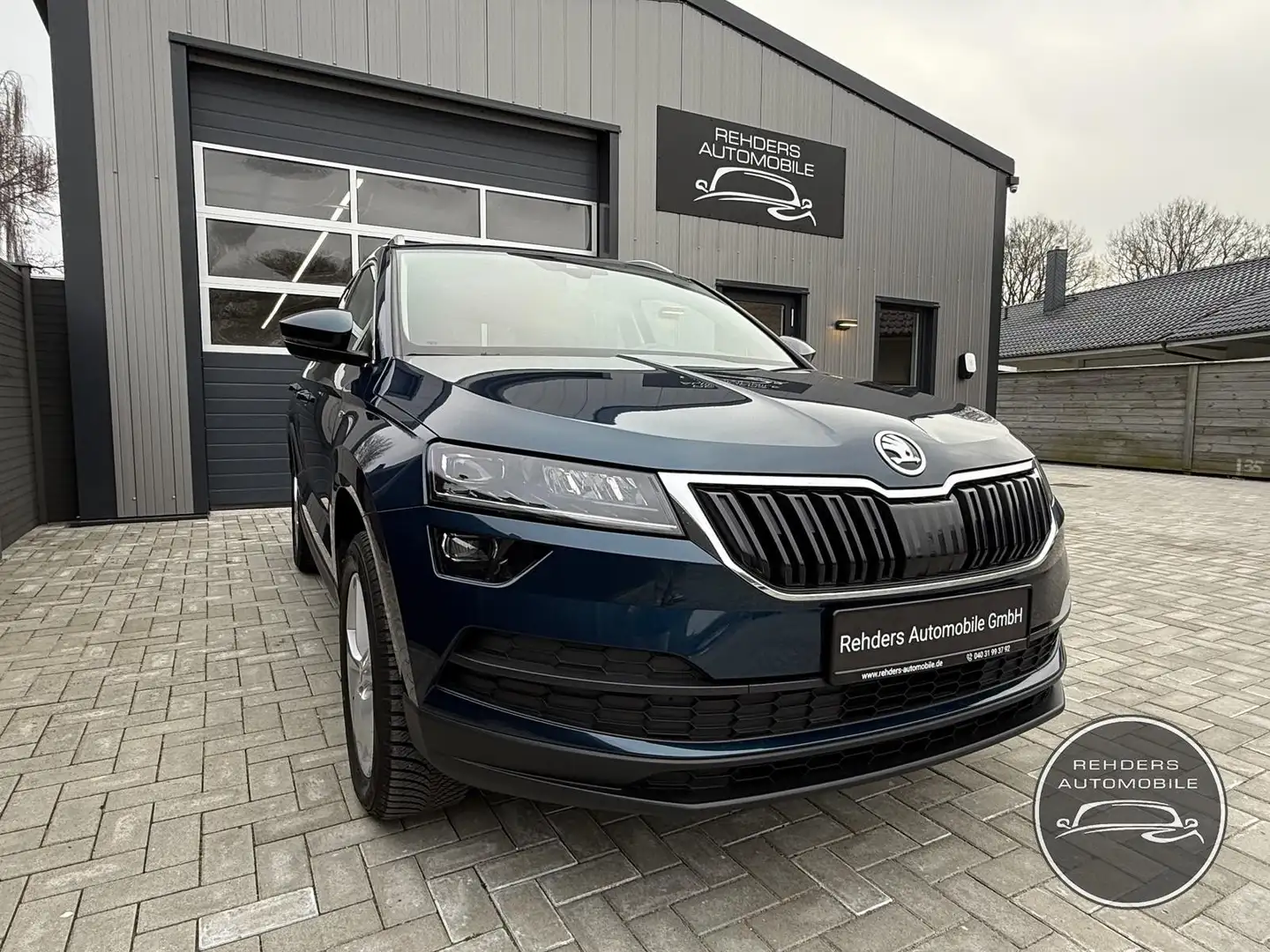 Skoda Karoq Ambition LED RFK SHZ AHK ACC Navi AppleCar Blau - 2