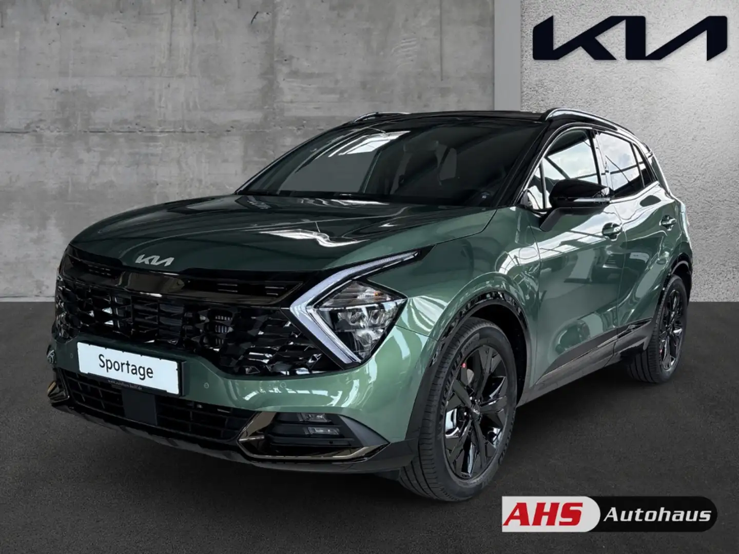 Kia Sportage Nightline Edition 4WD 1.6 T-GDI 48V DCT AHK Navi E Grün - 1