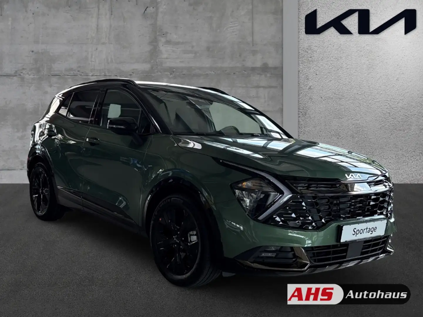 Kia Sportage Nightline Edition 4WD 1.6 T-GDI 48V DCT AHK Navi E Grün - 2