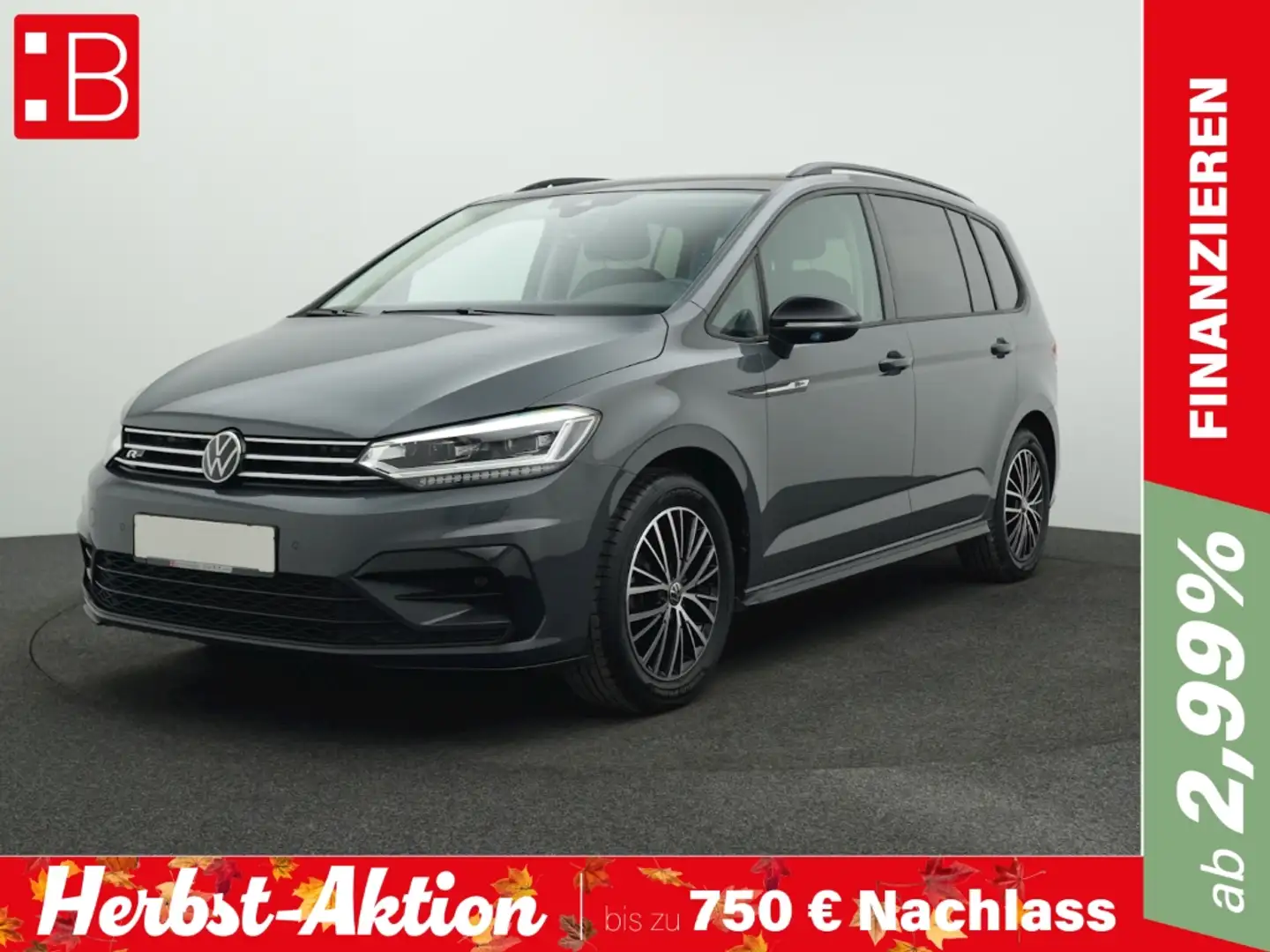 Volkswagen Touran 1.5 TSI DSG Highline R-Line BLACK-STYLE KAMERA NAV Grau - 1