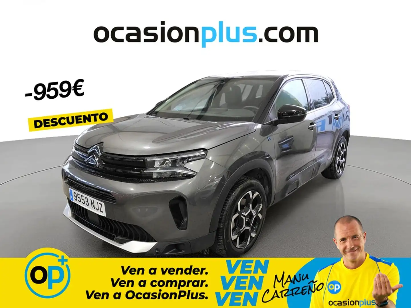 Citroen C5 Aircross Hybrid Plus EAT8 180 Gris - 1