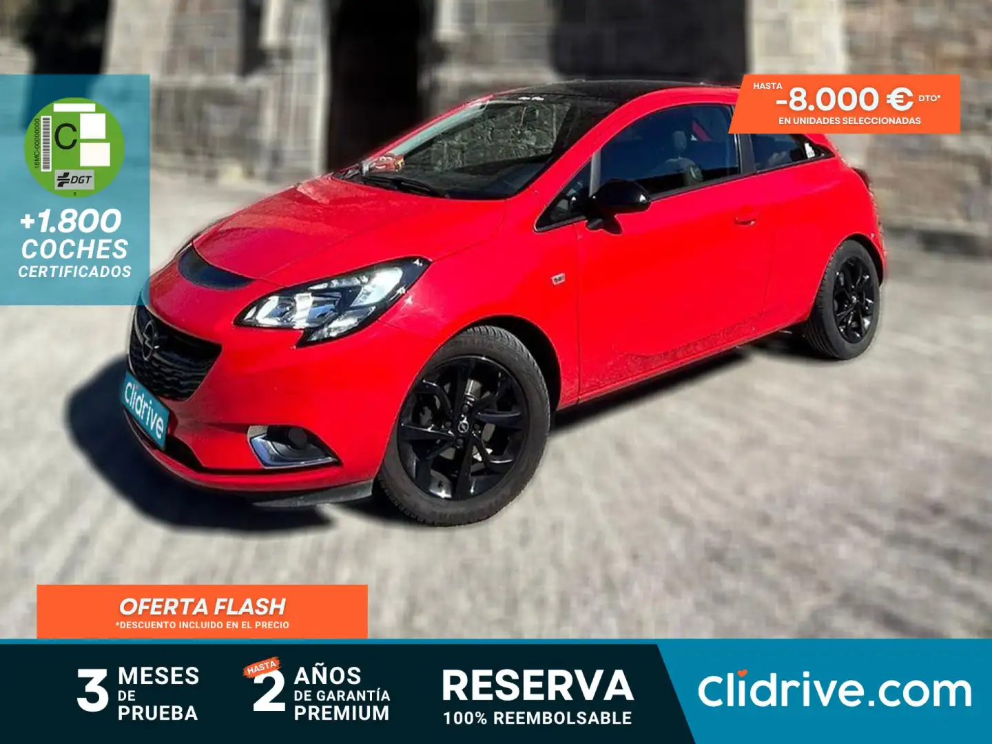 Opel Corsa 1.4 Color Edition 90 Rojo - 1
