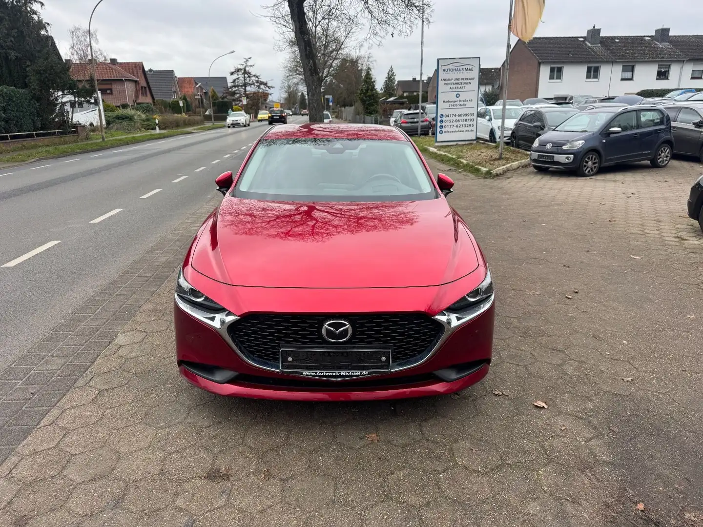 Mazda 3 Fastback MHybrid Auto Selection*360+Bose+Leder Rouge - 2