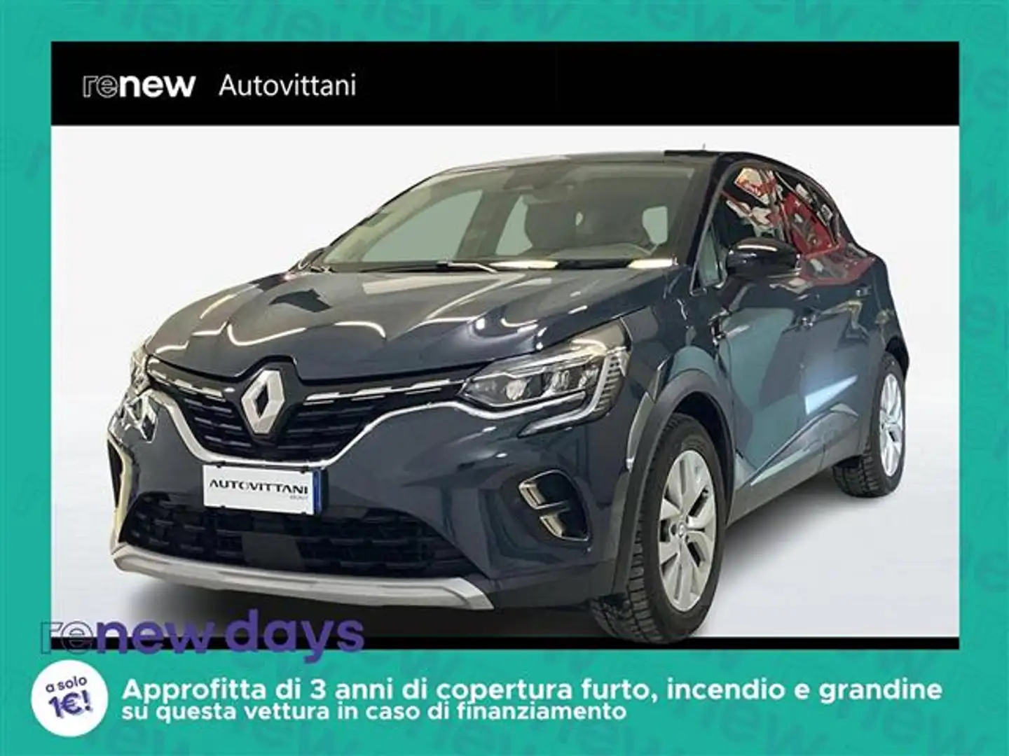 Renault Captur 1.6 E-Tech hybrid Intens 145cv auto Blu/Azzurro - 1