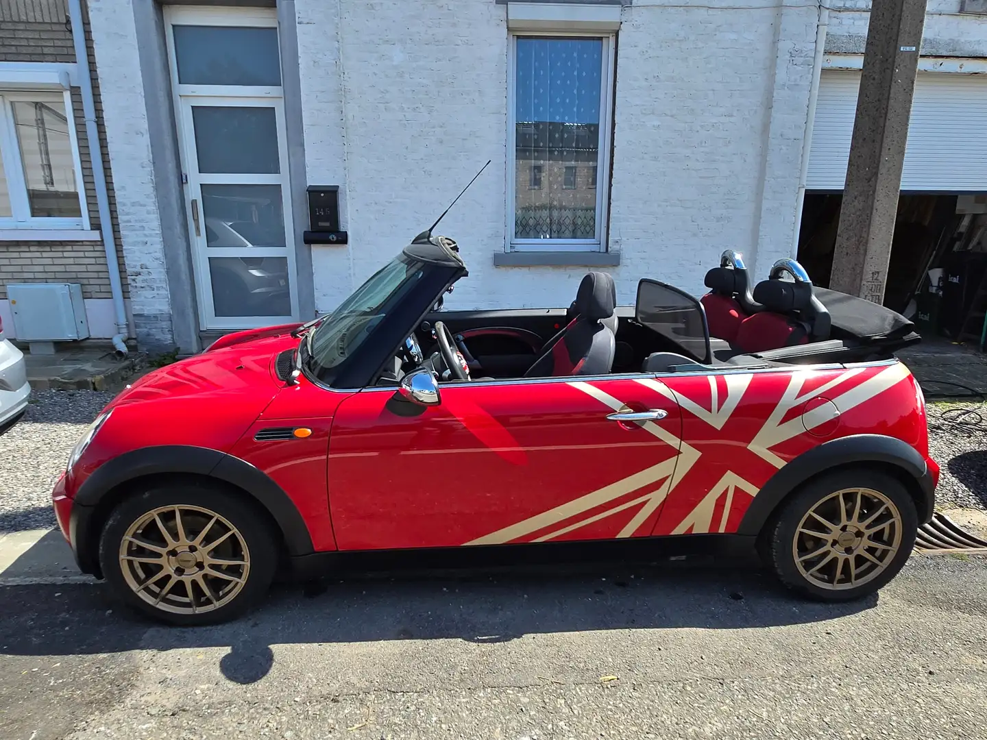 MINI One Cabrio Mini Cabriolet 1.6i 16v One Piros - 1
