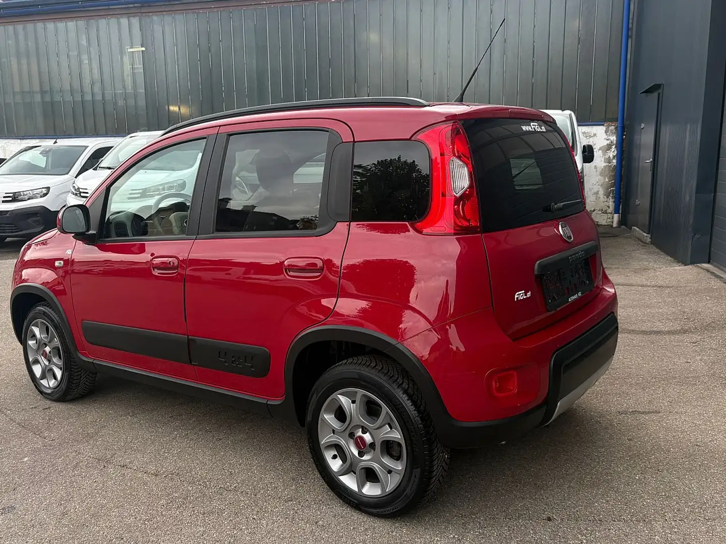 Fiat Panda 4x4 1,3 Multijet II 95 4x4 Rock - Topzustand Rot - 2