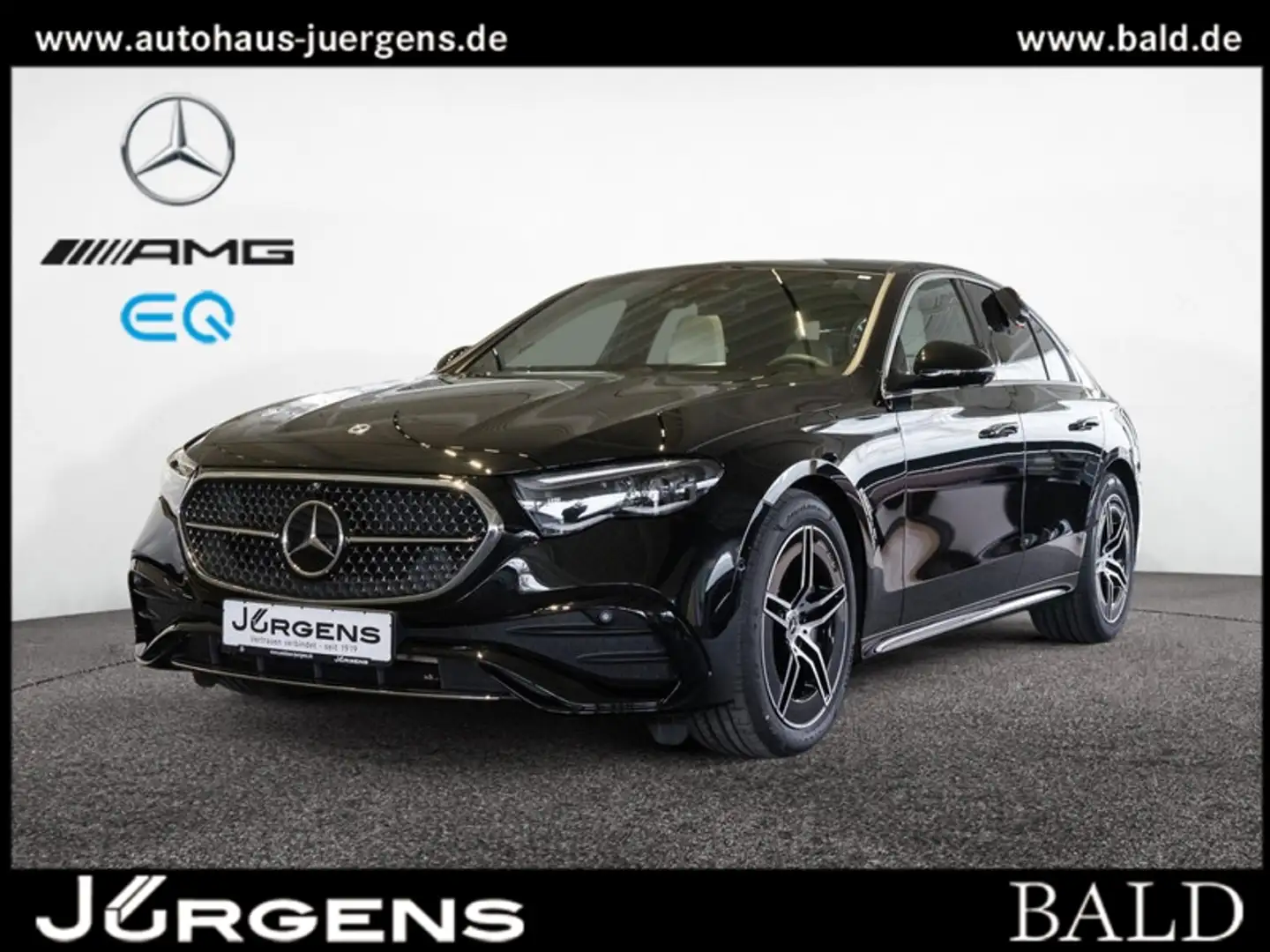 Mercedes-Benz E 200 AMG-Sport/DIGITAL/360/Pano/Distr/Memo/19' Schwarz - 1