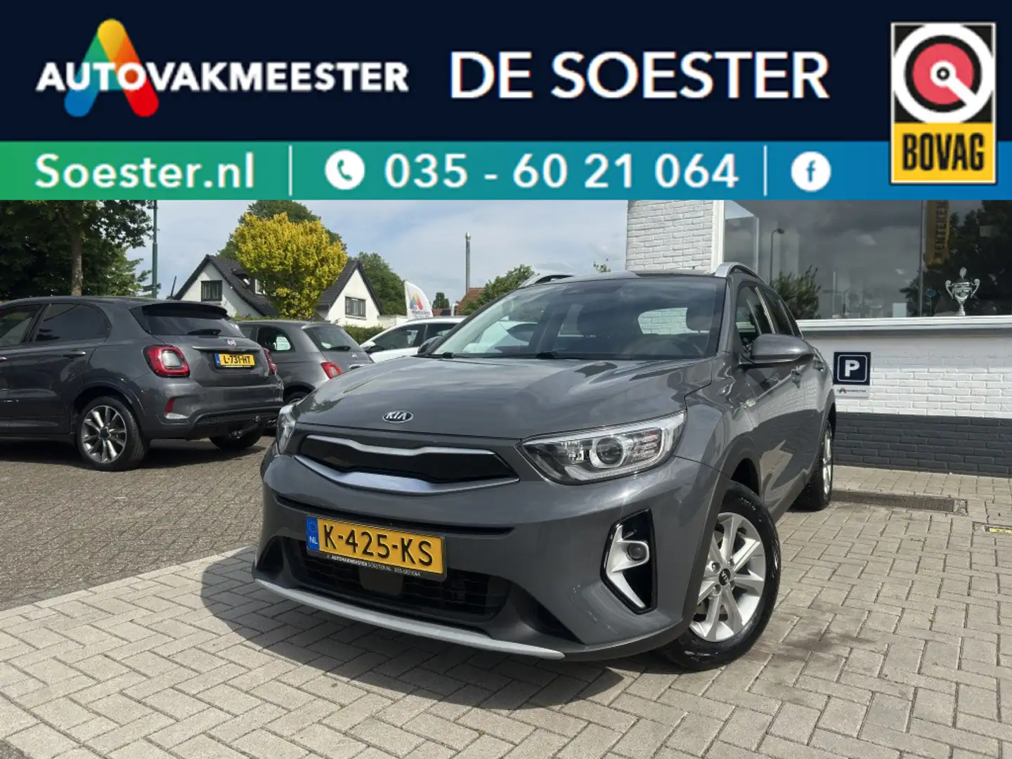 Kia Stonic 1.0/AUTOMAAT/TREKHAAK/ 1E EIGENAAR/RIJKLAAR/CARPLA Gris - 1