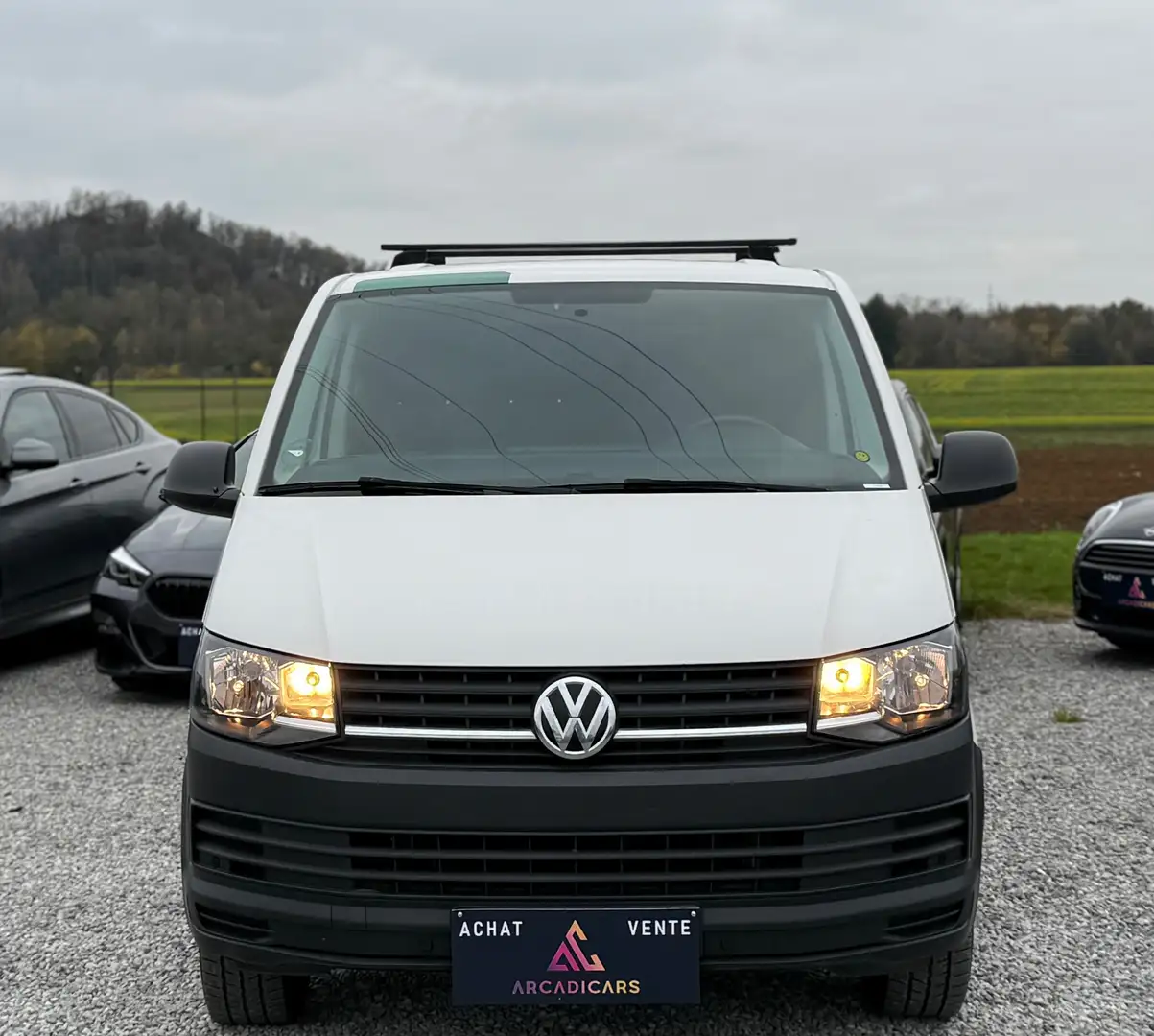 Volkswagen T6 Transporter LONG CHASSIS - 3 PLACES - CARNET COMPLET VW - TVAC Wit - 2