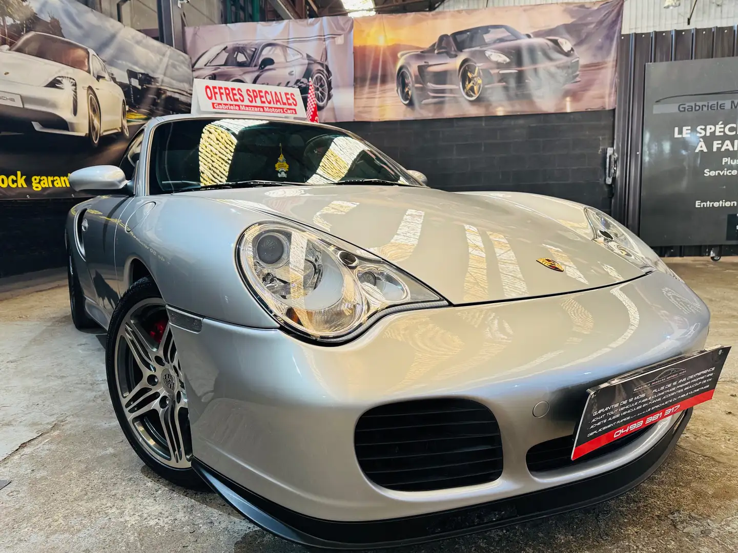 Porsche 996 Turbo 3.6 Tiptronic S Grijs - 2