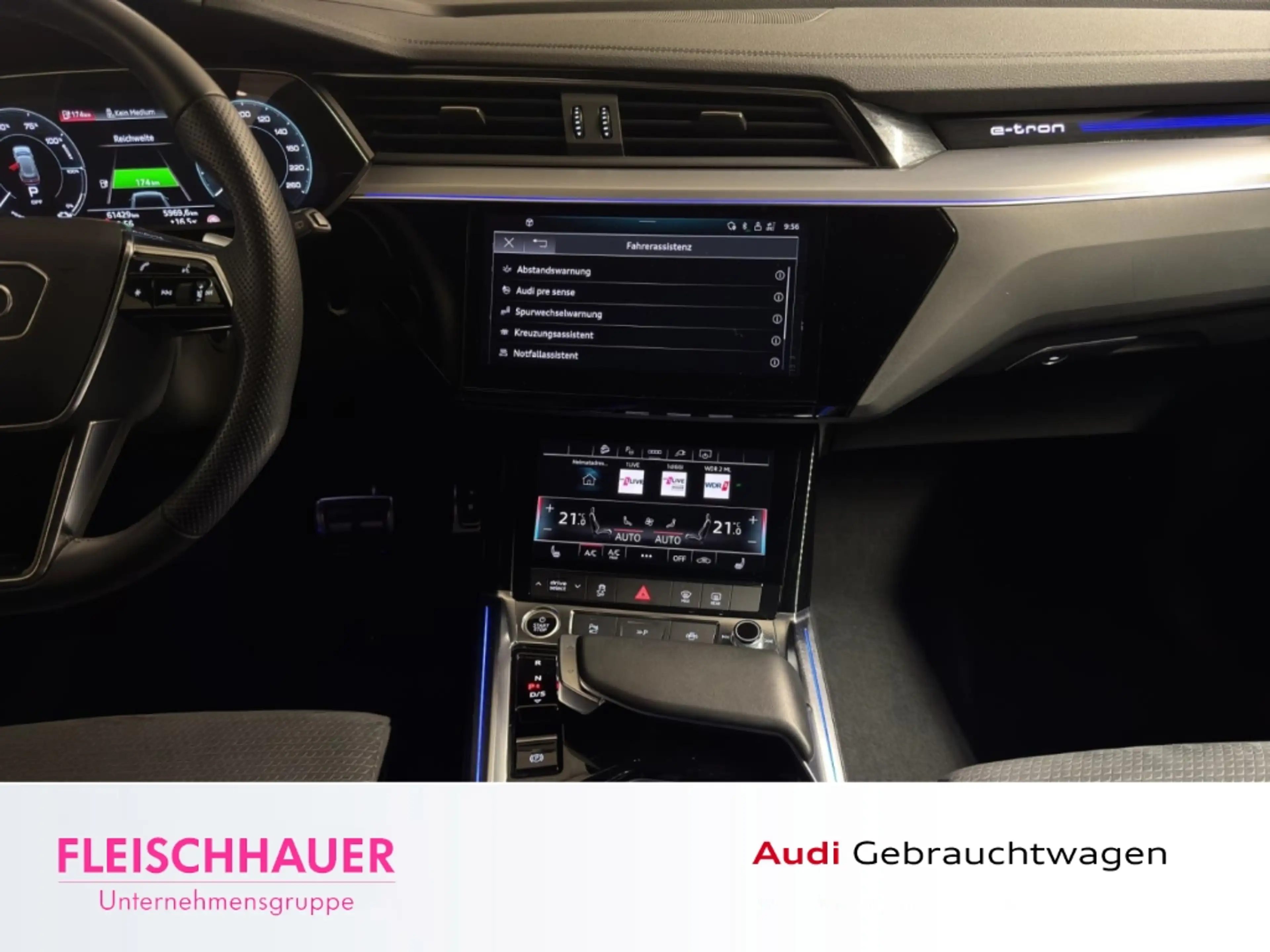 Audi Q8 e-tron 50 quattro S line MATRIX+360+ACC+NAVI+B&O+AHK+ASSI — photo 14