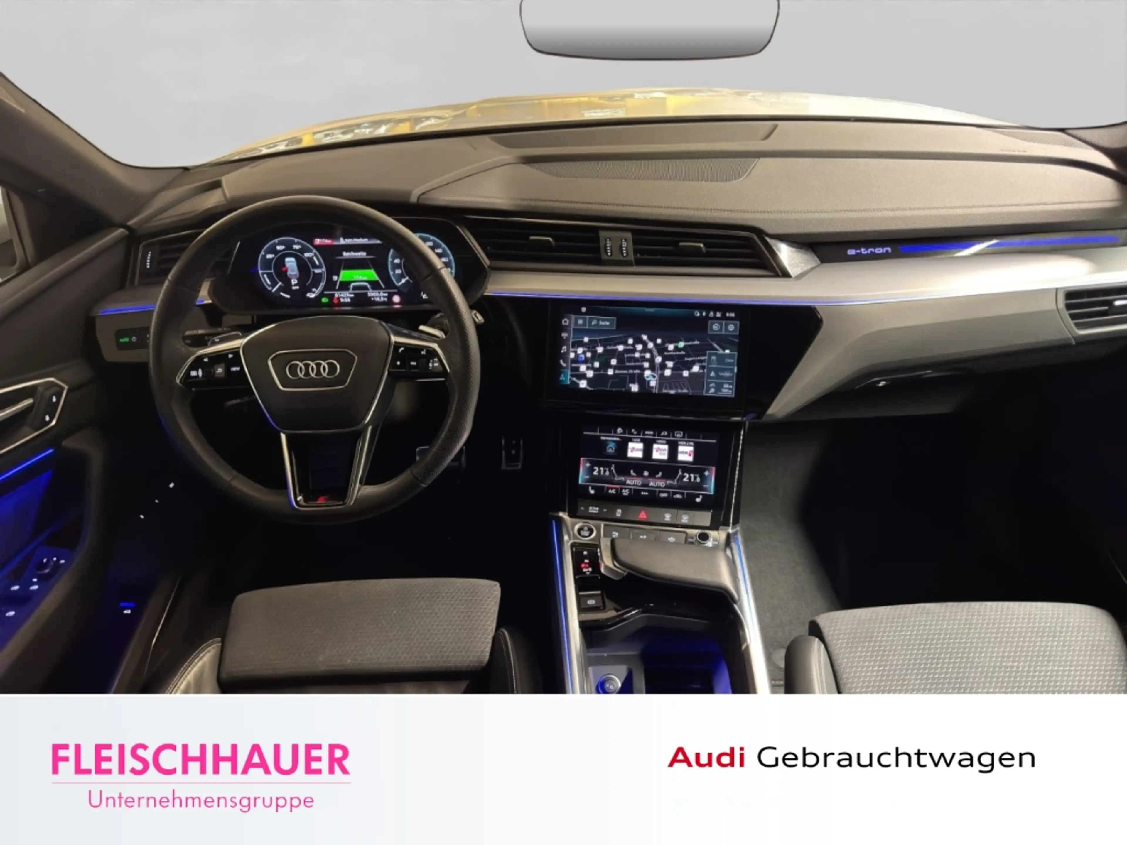 Audi Q8 e-tron 50 quattro S line MATRIX+360+ACC+NAVI+B&O+AHK+ASSI — photo 13