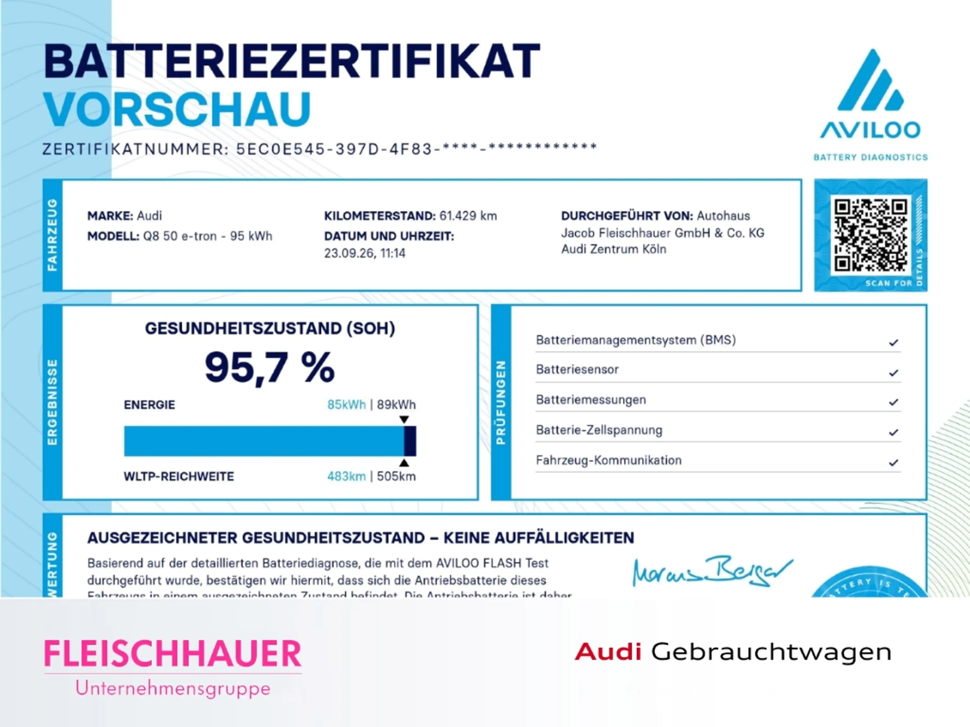 Audi Q8 e-tron 50 quattro S line MATRIX+360+ACC+NAVI+B&O+AHK+ASSI — photo 20