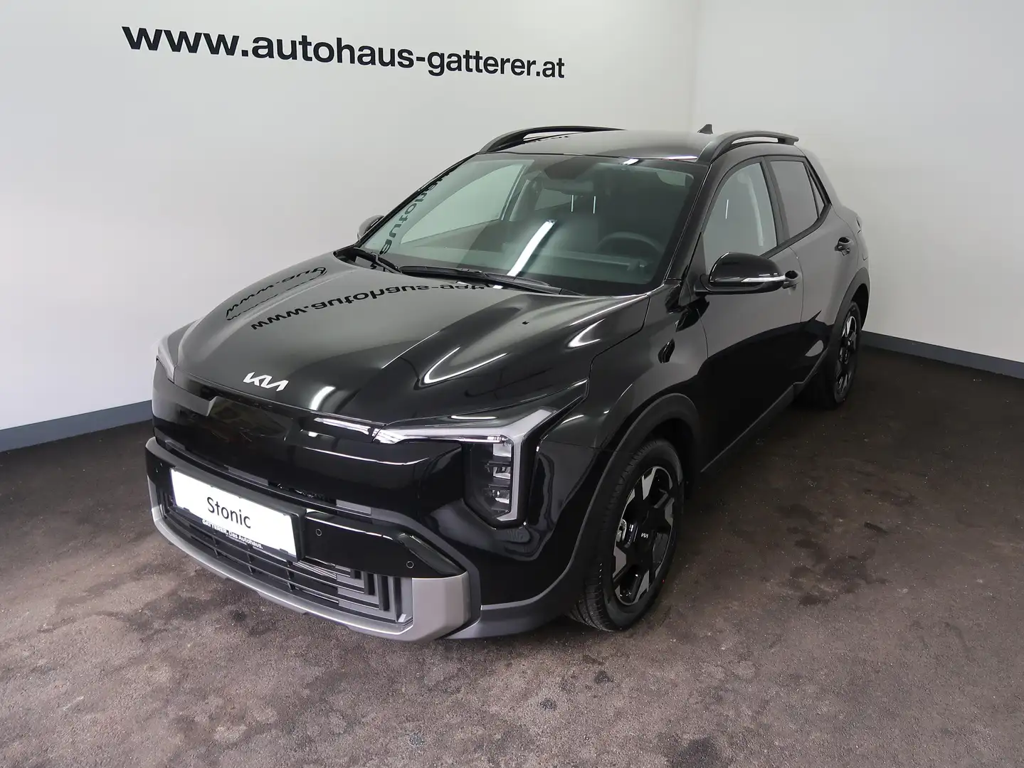Kia Stonic Silber 1,0T-GDI 100PS Schwarz - 1