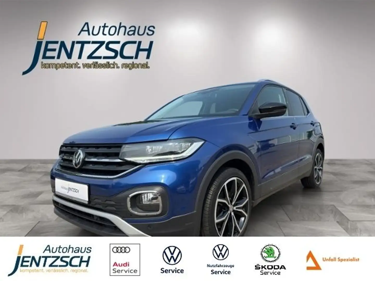 Volkswagen T-Cross Style/LED/Klimaaut./Sitzh./APP Blu/Azzurro - 1