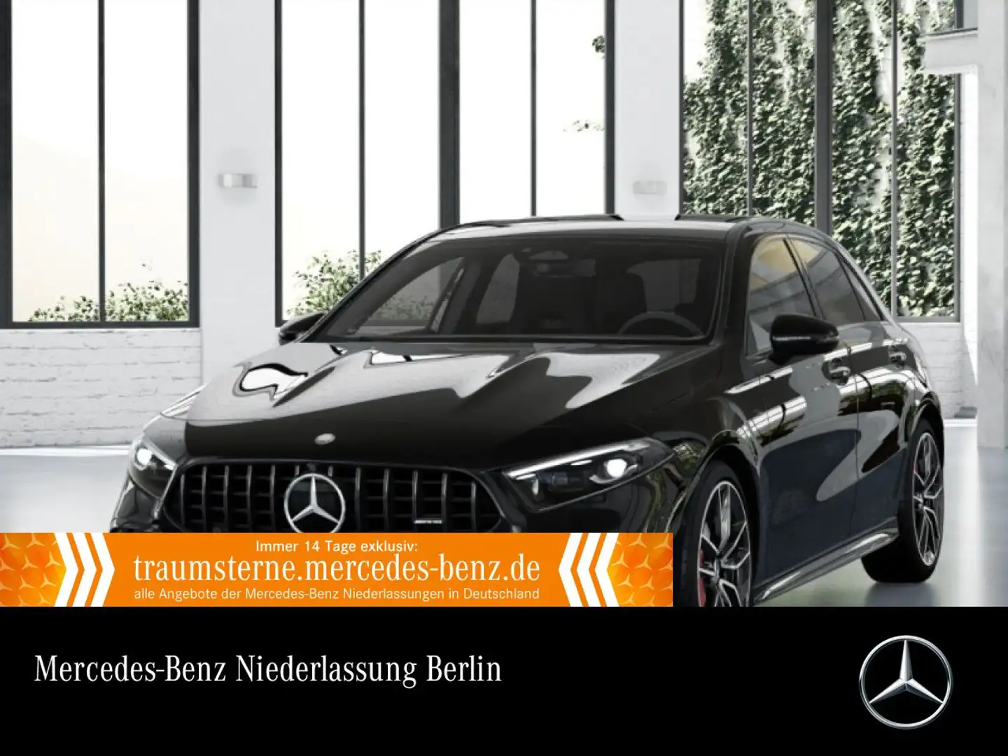 Mercedes-Benz A 35 AMG A 35 4M Kompakt AMG+PANO+360°+MULTIBEAM+BURMESTER Schwarz - 1
