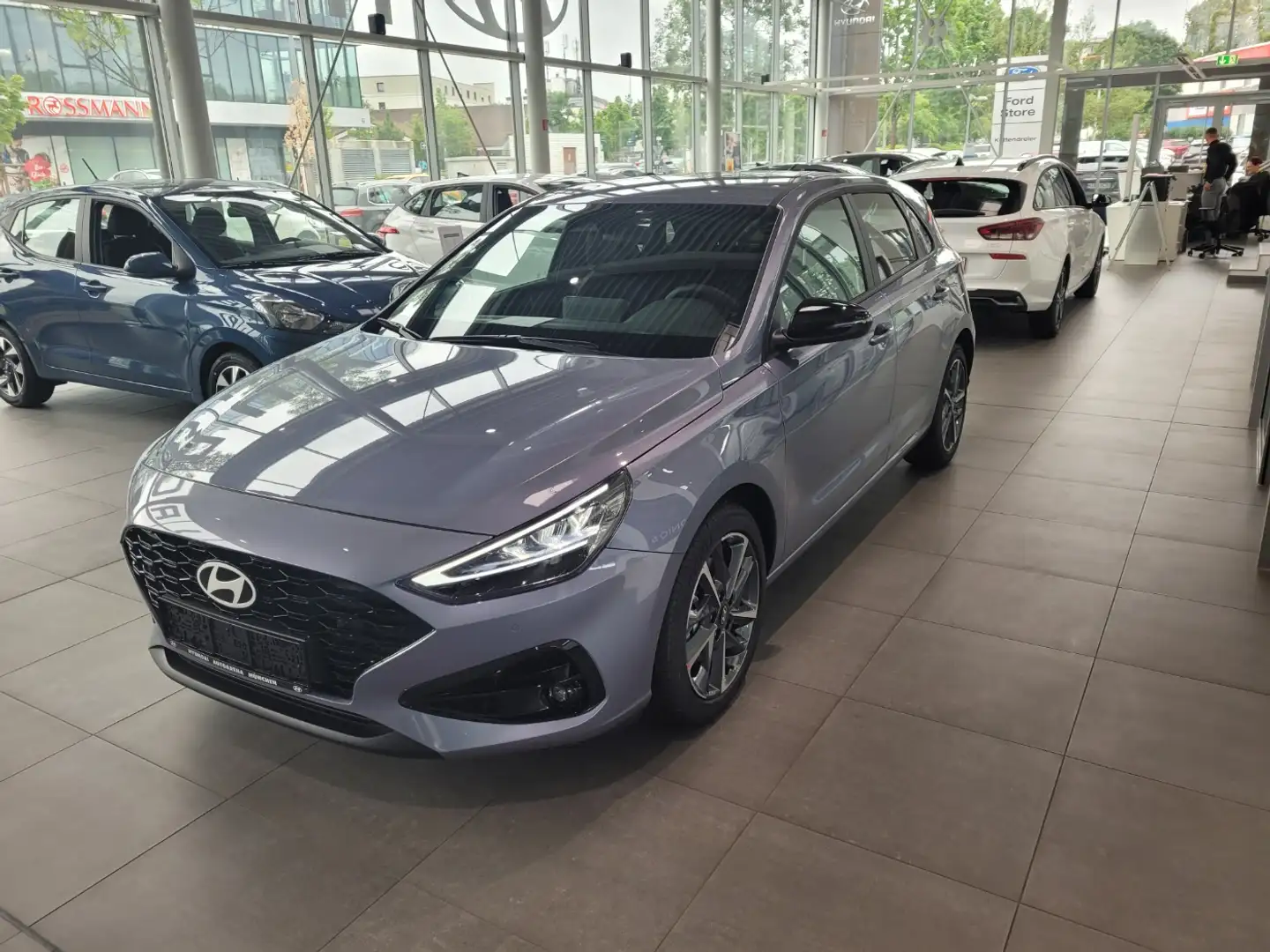 Hyundai i30 1.0 T-GDI Advantage Navi, Klimautomatik Bleu - 2