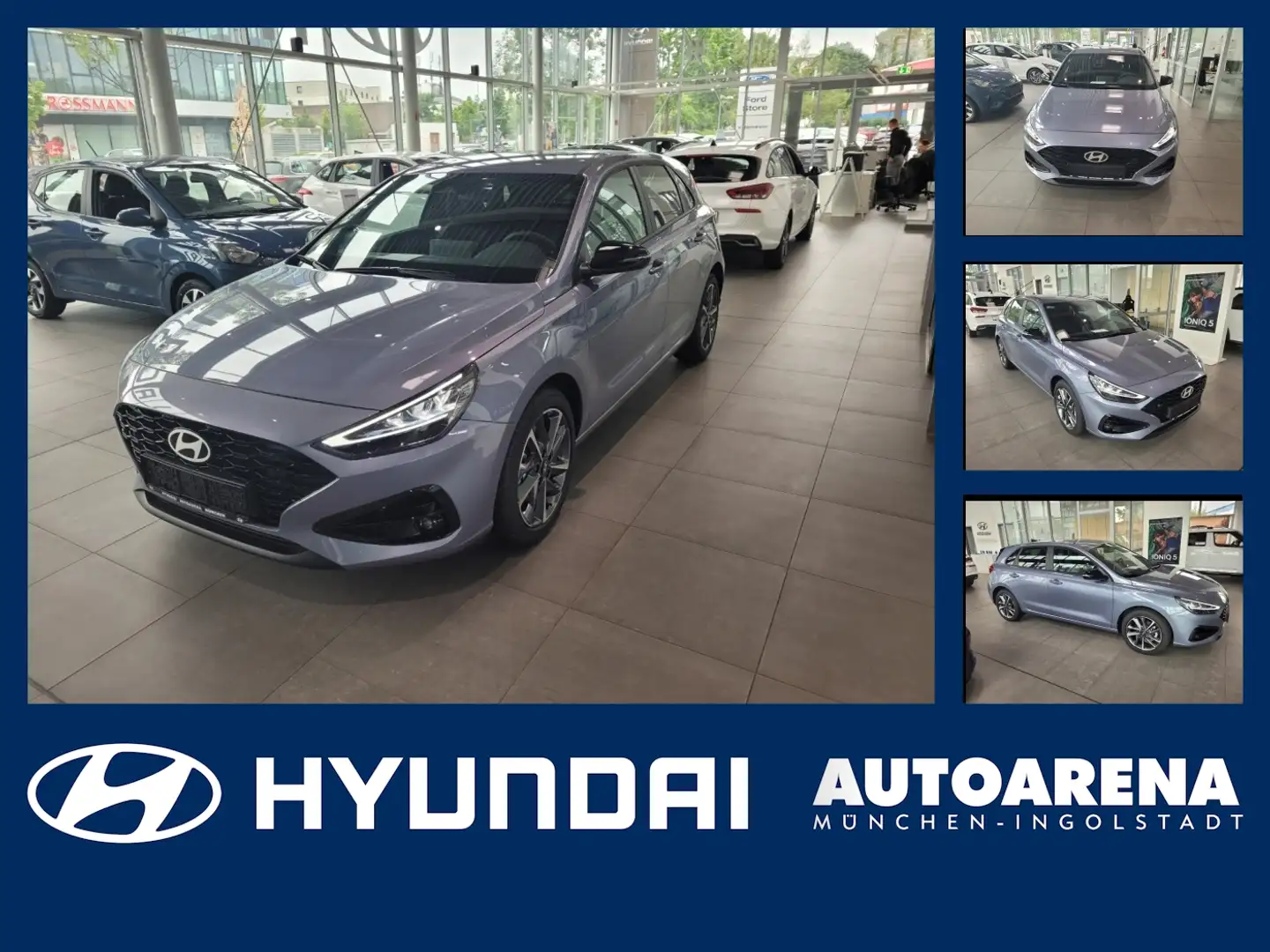 Hyundai i30 1.0 T-GDI Advantage Navi, Klimautomatik Bleu - 1