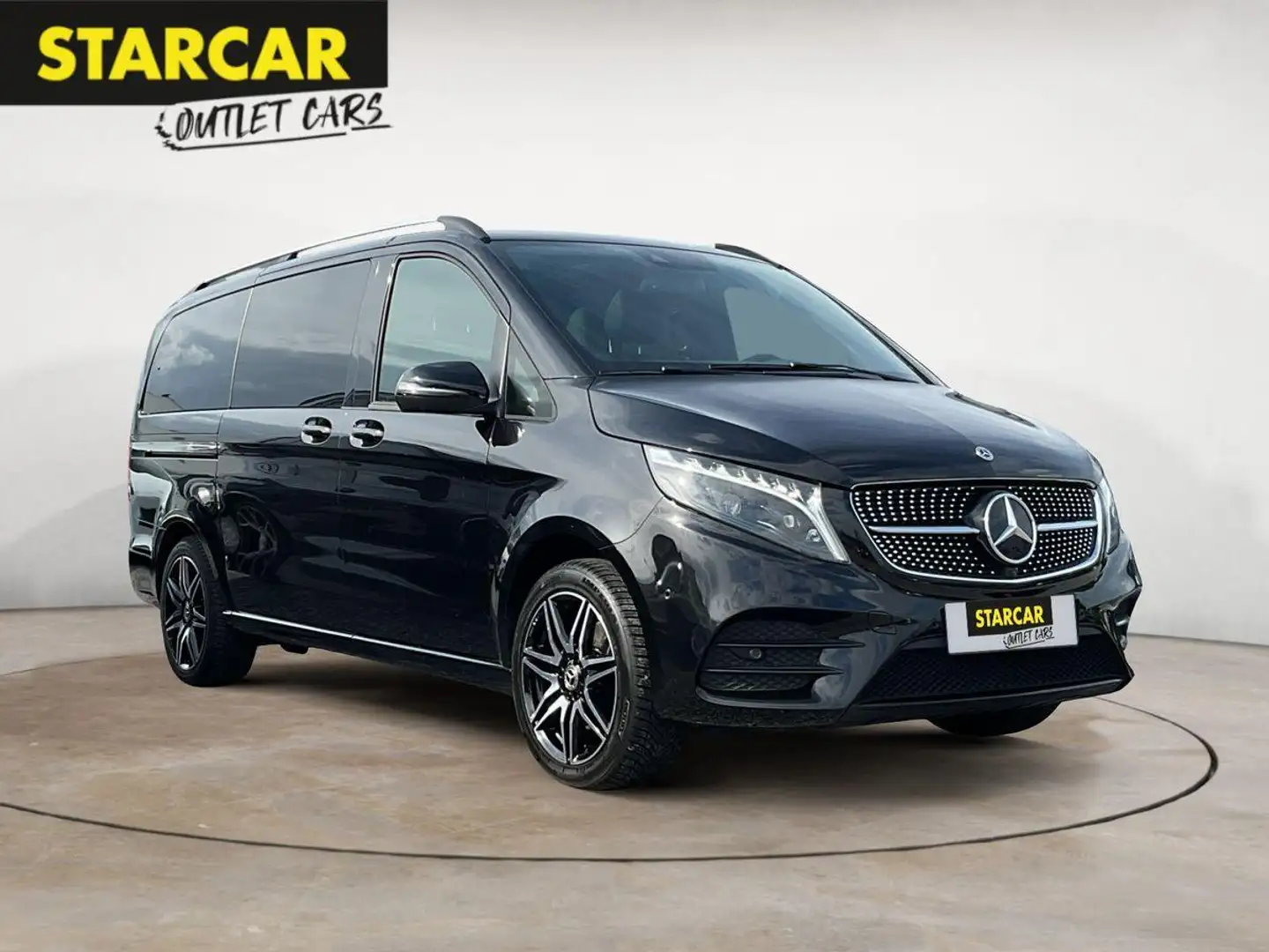 Mercedes-Benz V 300 V300d AVANTGARDE 4MATIC LANG+AMG-LINE+PANO+StHZ+AH Noir - 1