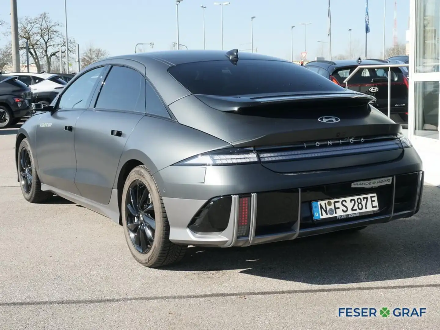 Hyundai IONIQ 6 UNIQ GLASDACH DIGI.-SPIEGEL 20" MATRIX Grau - 2
