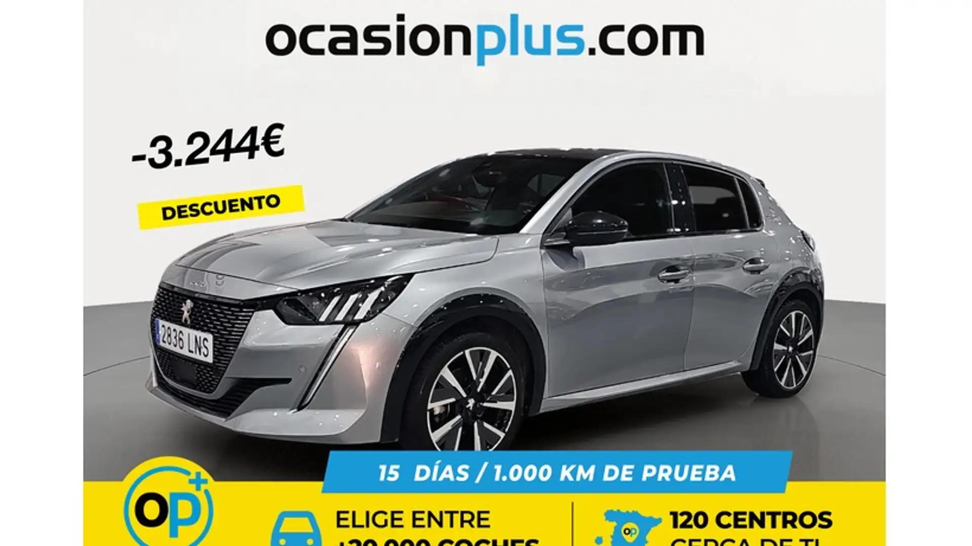 Peugeot 208 1.2 Puretech S&S GT Line 100 Gris - 1