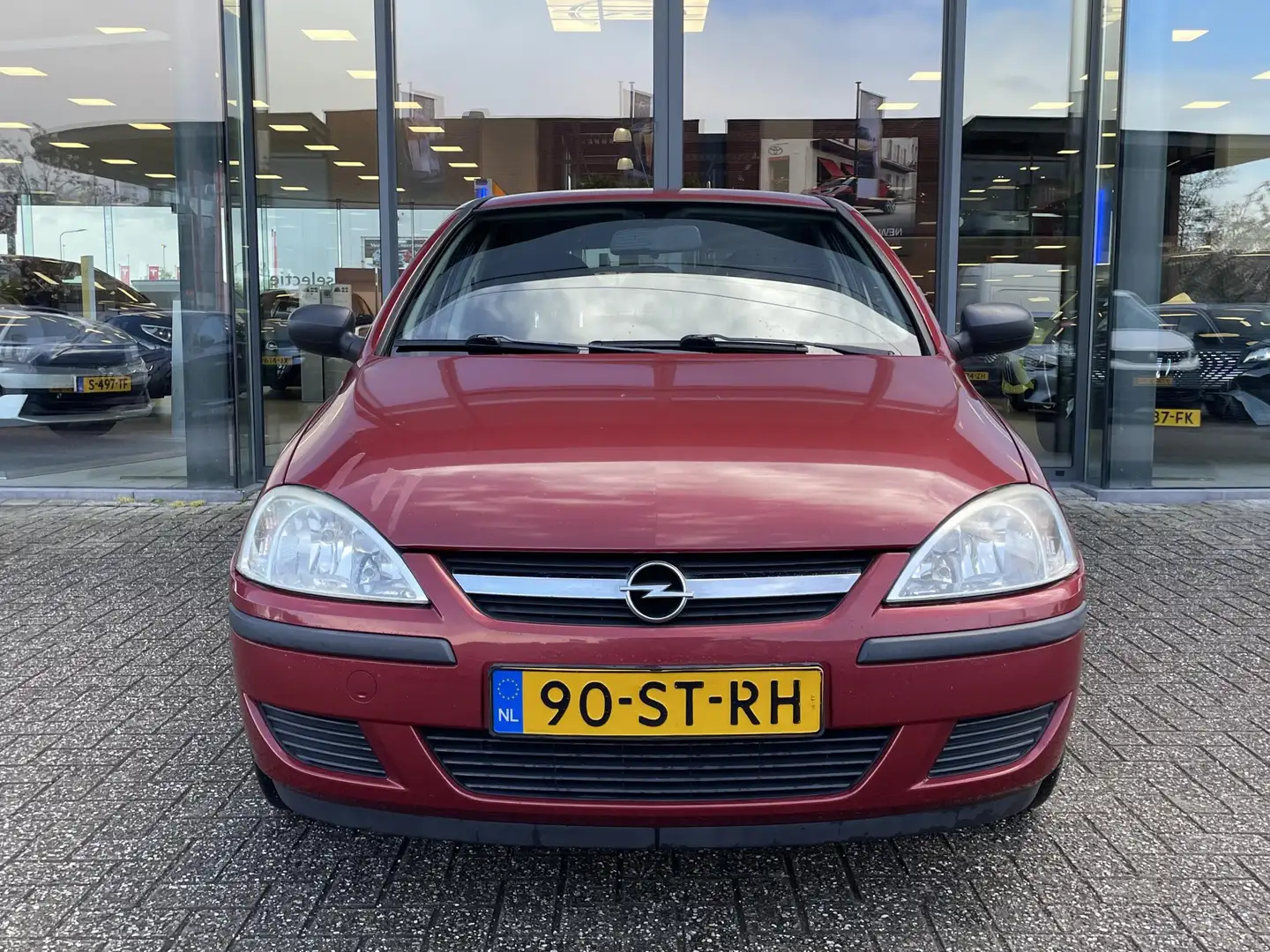 Opel Corsa 1.2-16V Rhythm Trekhaak | Airco | 3 maand garantie Rood - 2