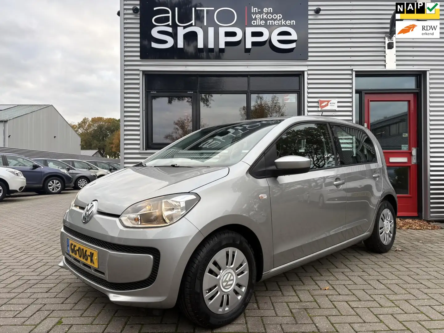 Volkswagen up! 1.0 move up! BlueMotion -UNIEK!-AUTOMAAT-9.418 KIL Grijs - 1