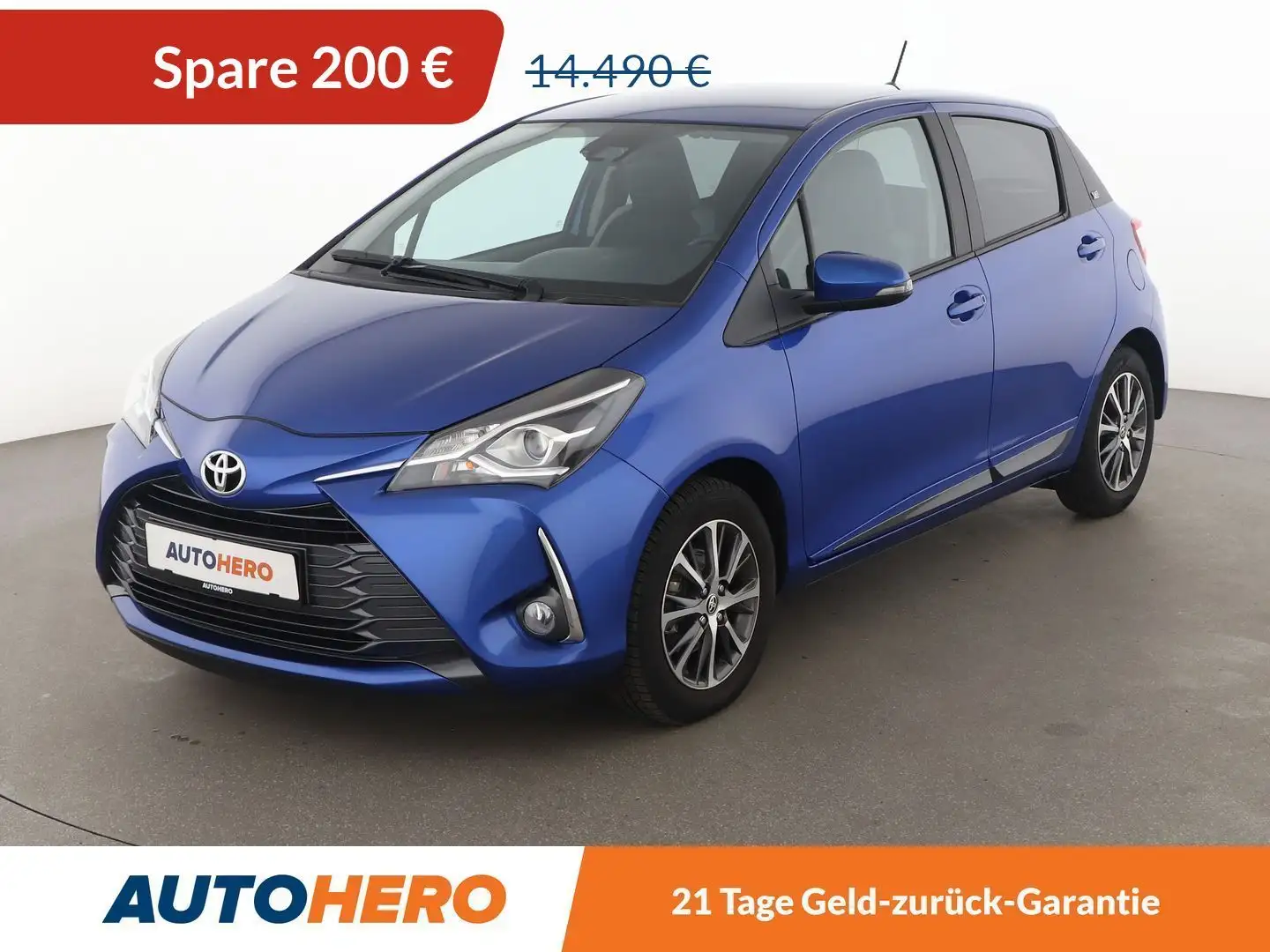 Toyota Yaris 1.5 Dual VVT-iE *CAM*TEMPO*KLIMA*FERNLICHT* Blau - 1