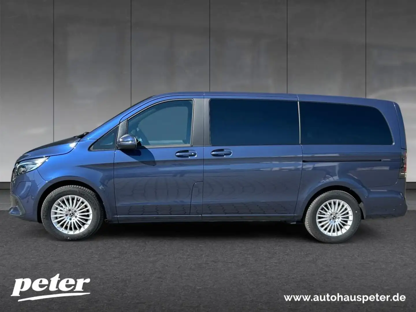 Mercedes-Benz EQV 300 Lang DISTR+LED+KAMERA+NAVI Kék - 2