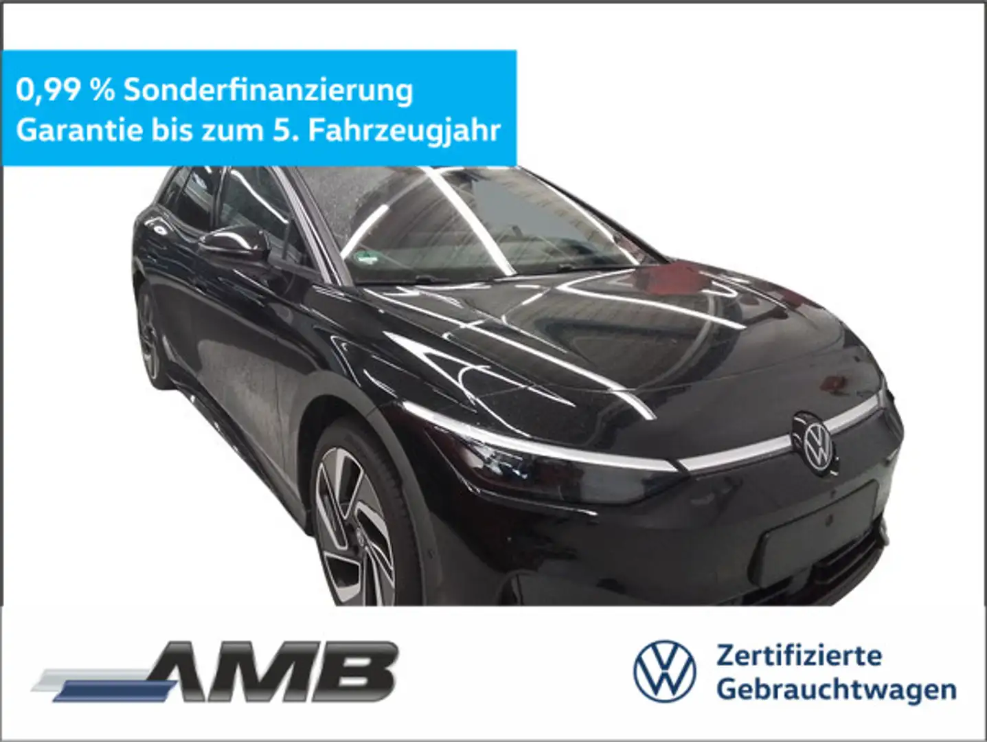 Volkswagen ID.7 Tourer Pro 77kWh/AHK/Matrix/Wärmepu/02.30Ga Schwarz - 1