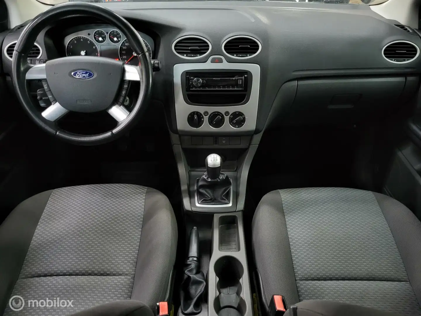 Ford Focus Wagon 1.6-16V Ambiente/Cruise/Schuifdak/Airco/Nap Grijs - 2