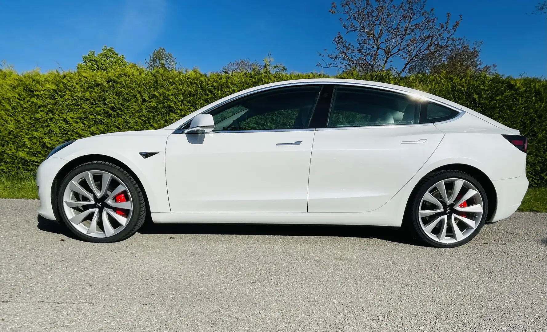 Tesla Model 3 Performance Weiß - 2