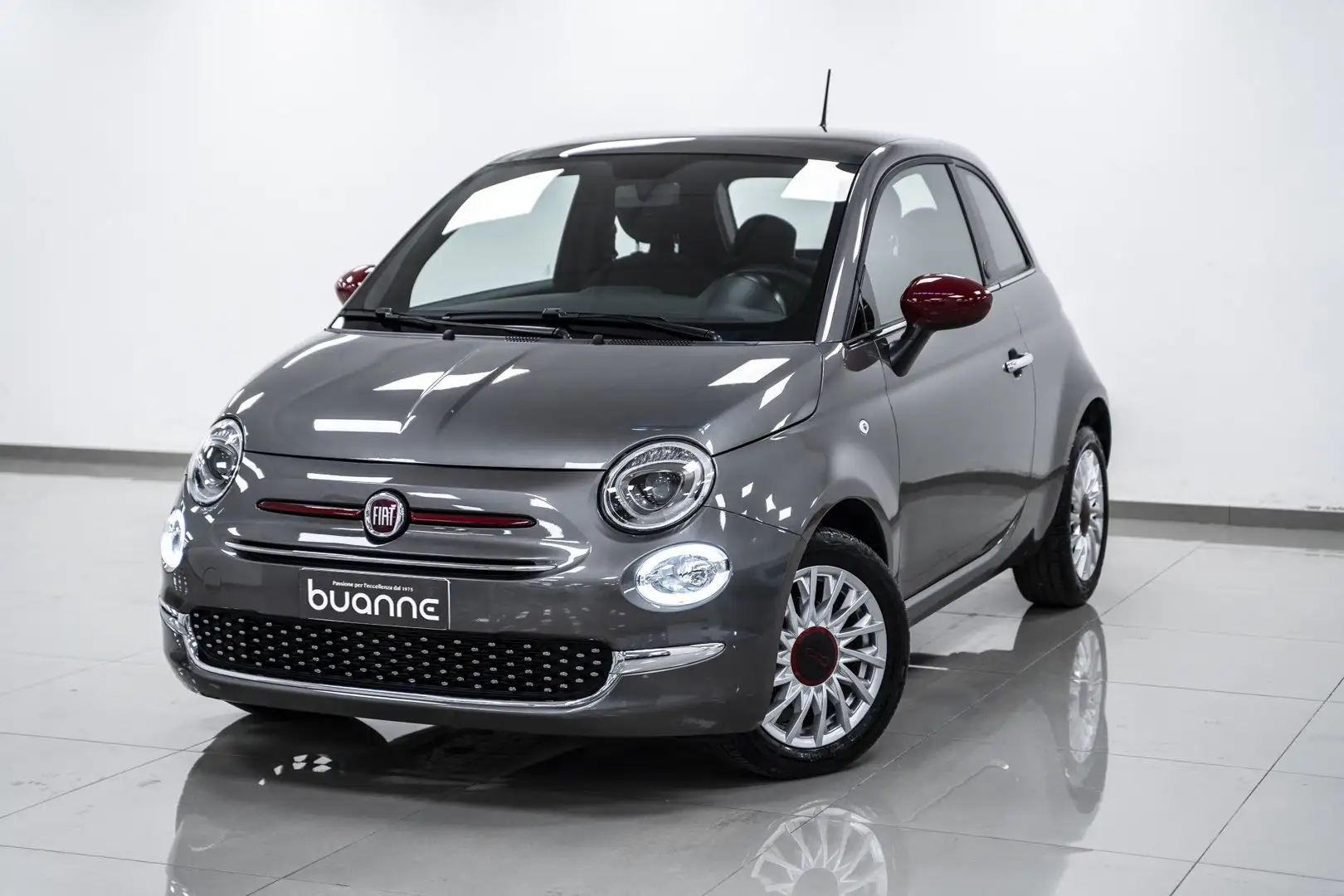 Fiat 500 1.0 70CV HYBRID RED EDITION LED CAR PLAY PANO ITA Grigio - 1