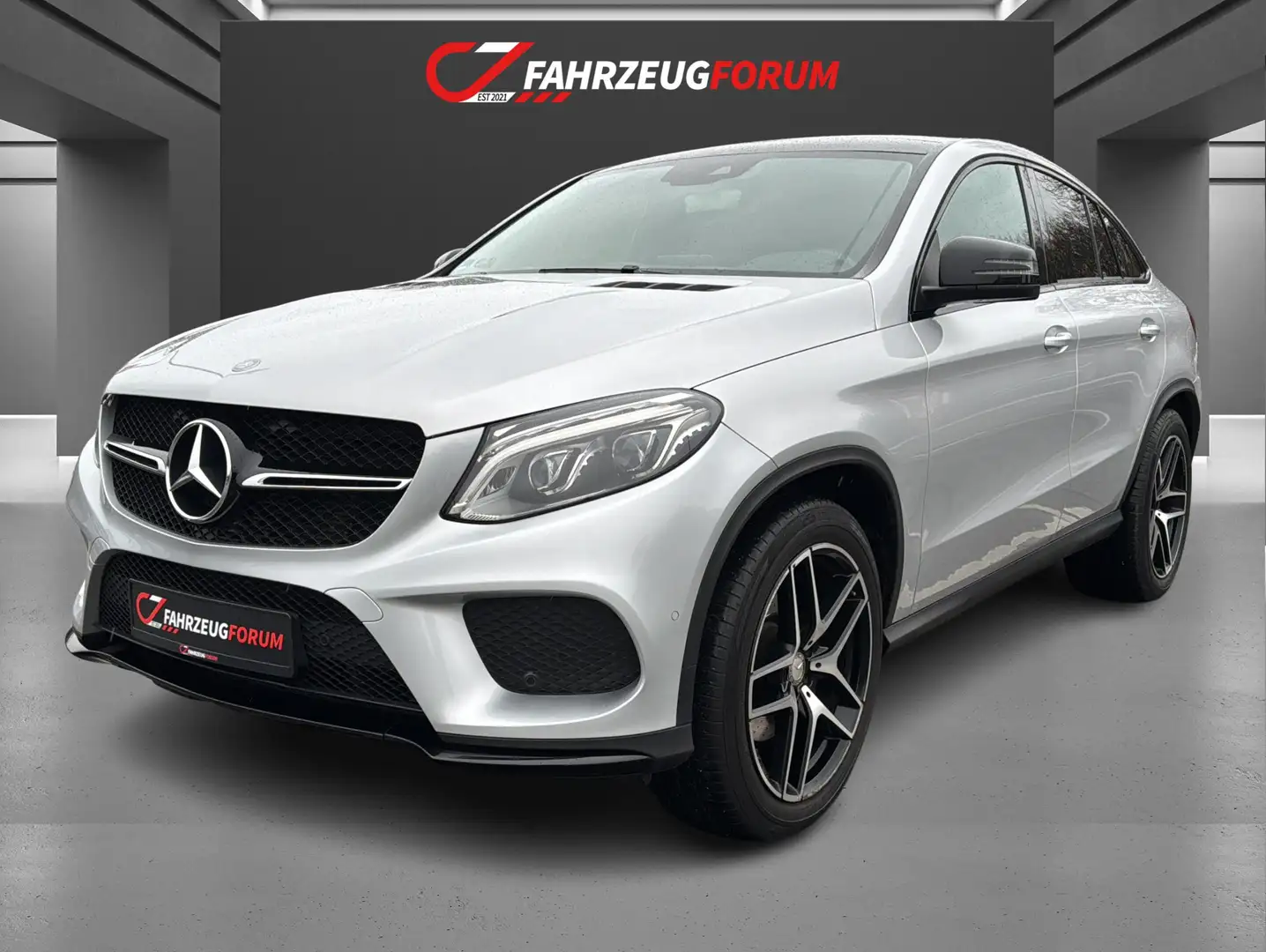 Mercedes-Benz GLE 350 4Matic coupe *AMG Line*AHK *Pano 1. Hand Srebrny - 1