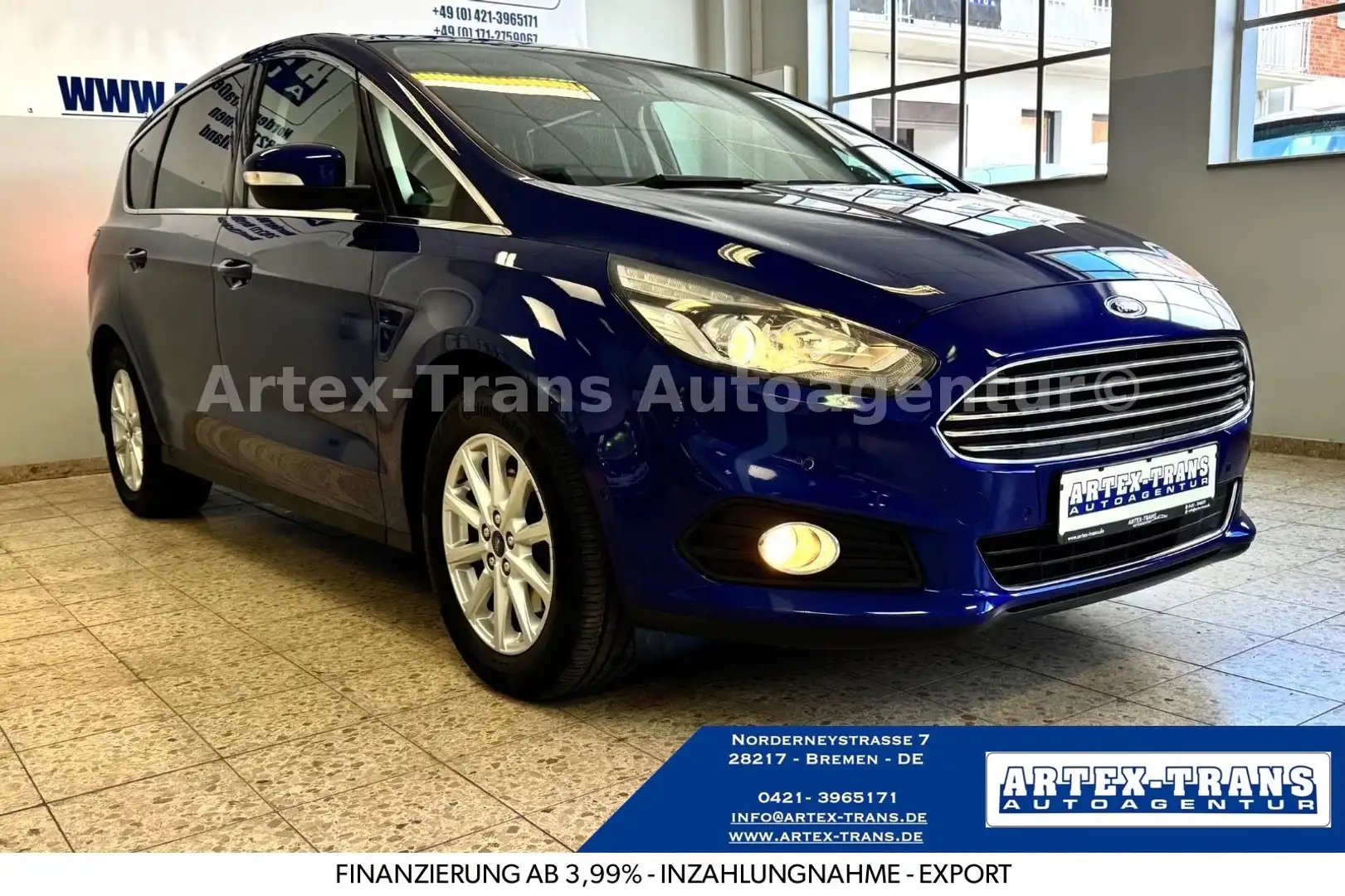 Ford S-Max S-MAX Titanium/NAVI/KLIMAAUT/PDC/SHZ/LENKRADHEIZ Blau - 1