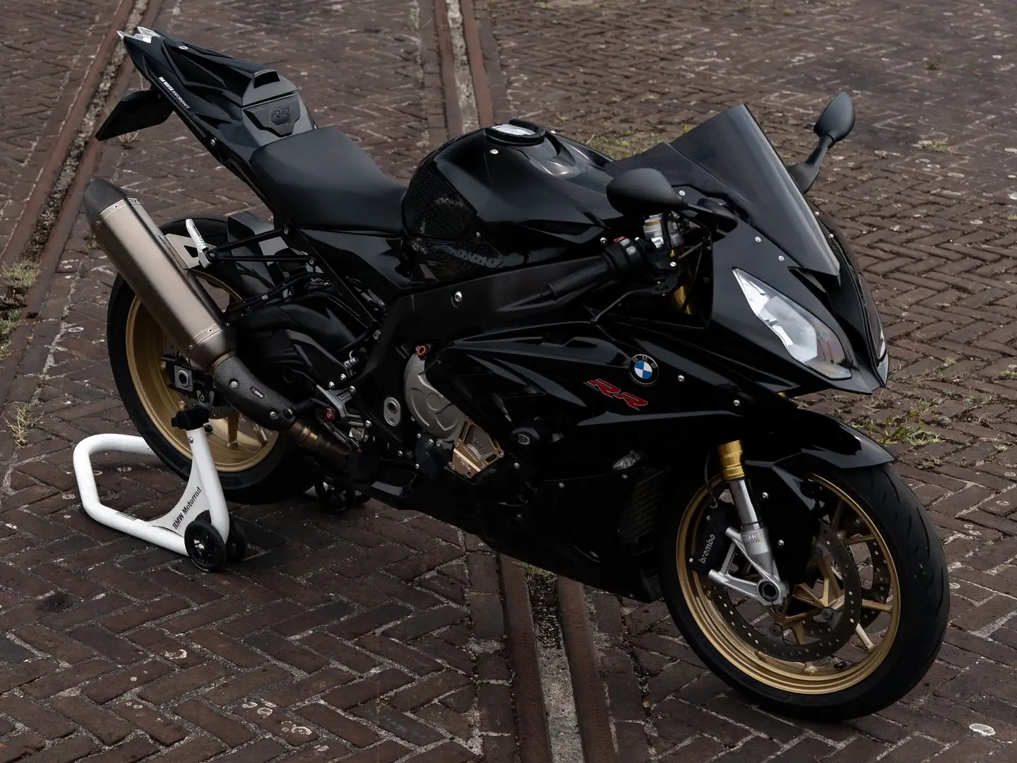 BMW S 1000 RR Carbon, Akrapovic, HP parts Zwart - 1