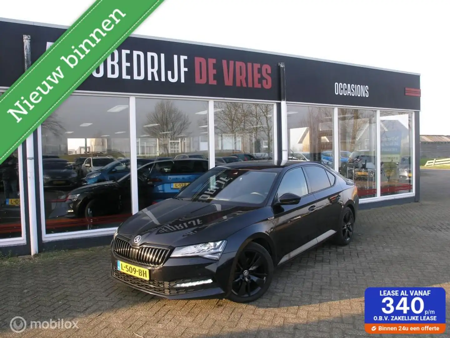 Skoda Superb 1.5 TSI ACT Sportline Full Options ACC/Memory/NAP Noir - 1