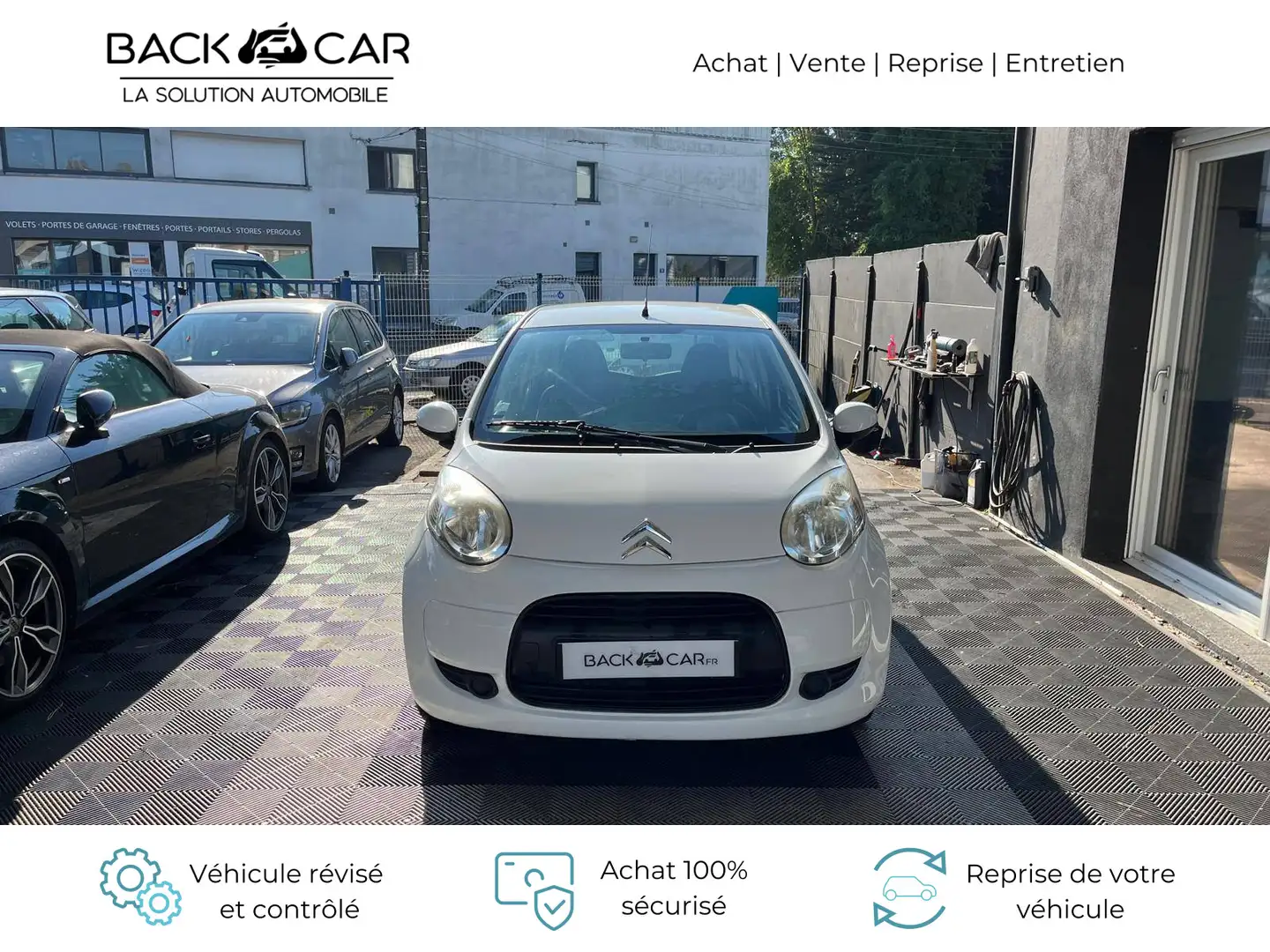 Citroen C1 1.0i Airdream Attraction - PREMIERE MAIN - SUIVI D\u0027ENTRETIEN Blanco - 2