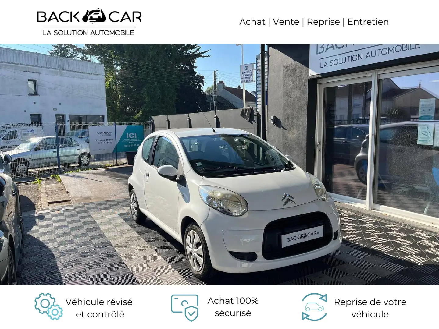 Citroen C1 1.0i Airdream Attraction - PREMIERE MAIN - SUIVI D\u0027ENTRETIEN Wit - 1