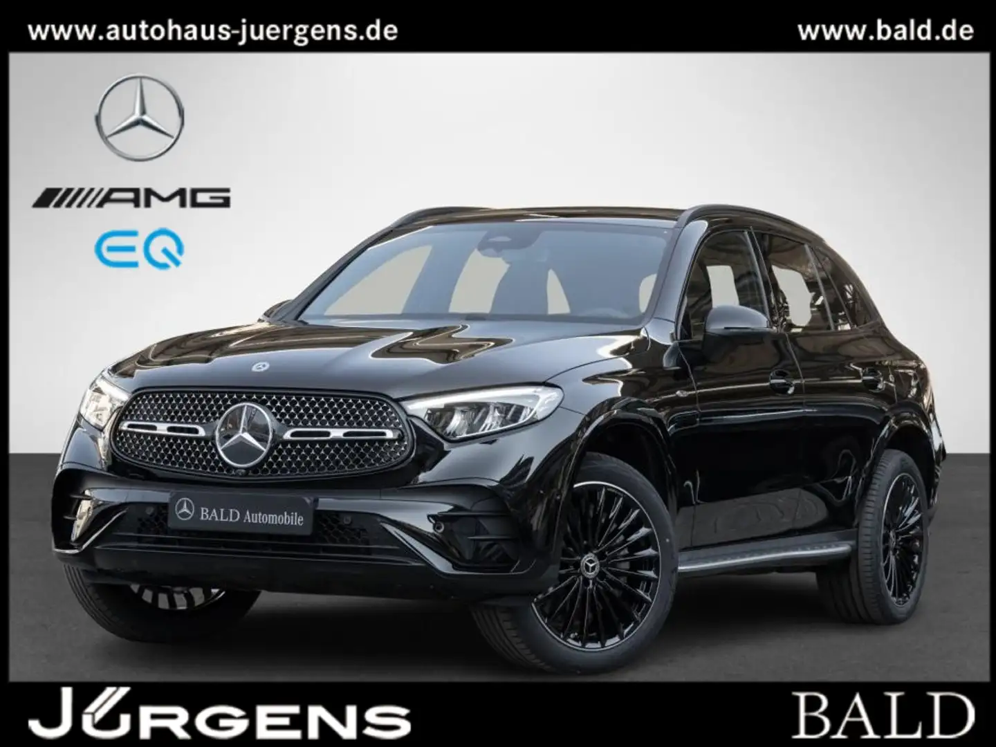 Mercedes-Benz GLC 300 e 4M AMG/LED/Pano/AHK/Burm3D/360/Night Zwart - 1