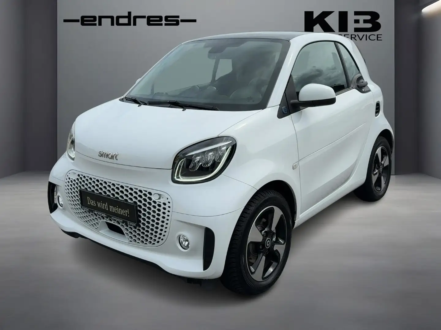 smart forTwo EQ  +Exclusive+LED+Pano+Navi+Klima+ Blanc - 1