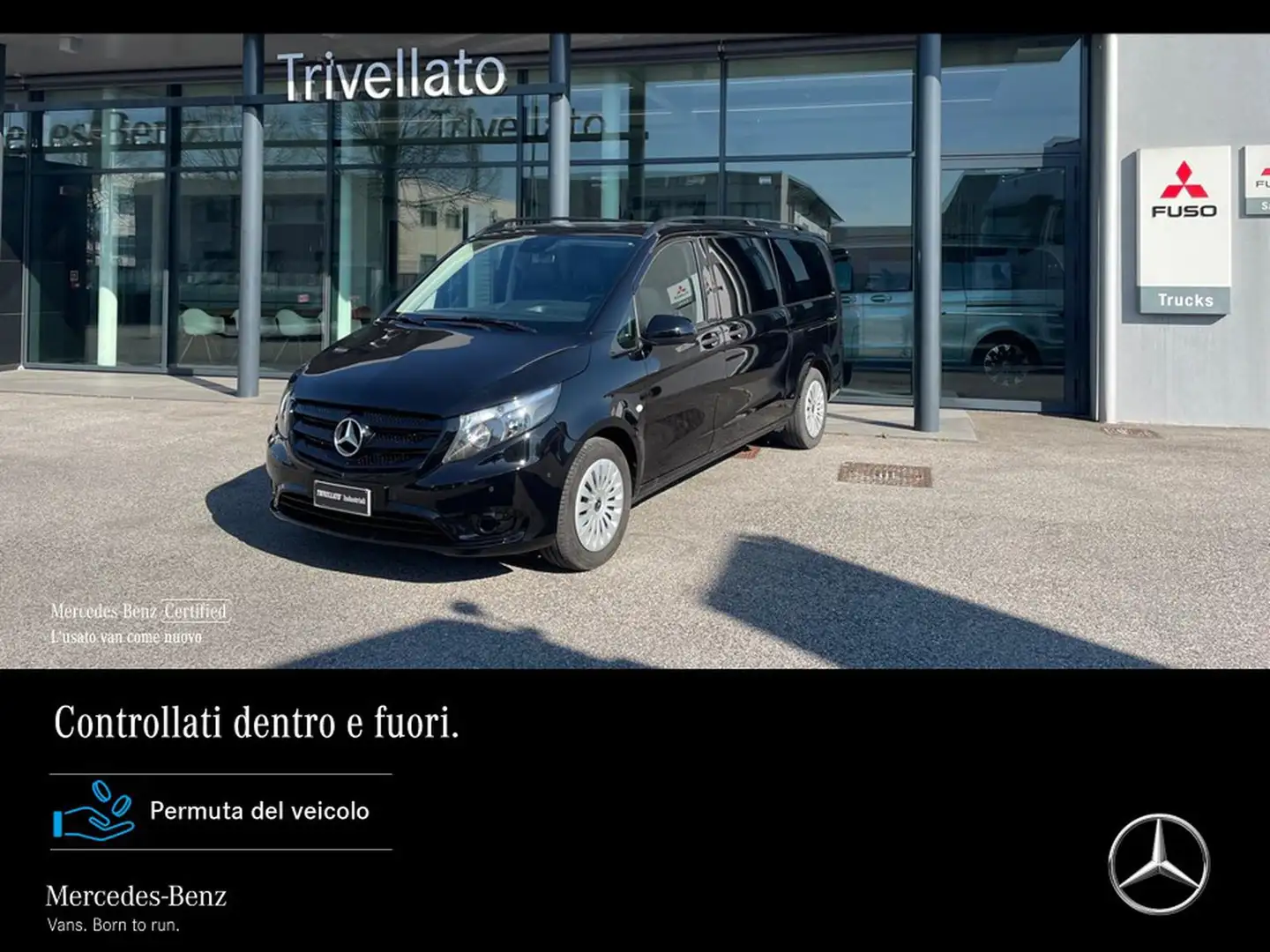Mercedes-Benz Vito 116 cdi extralong tourer pro auto my20 Schwarz - 1