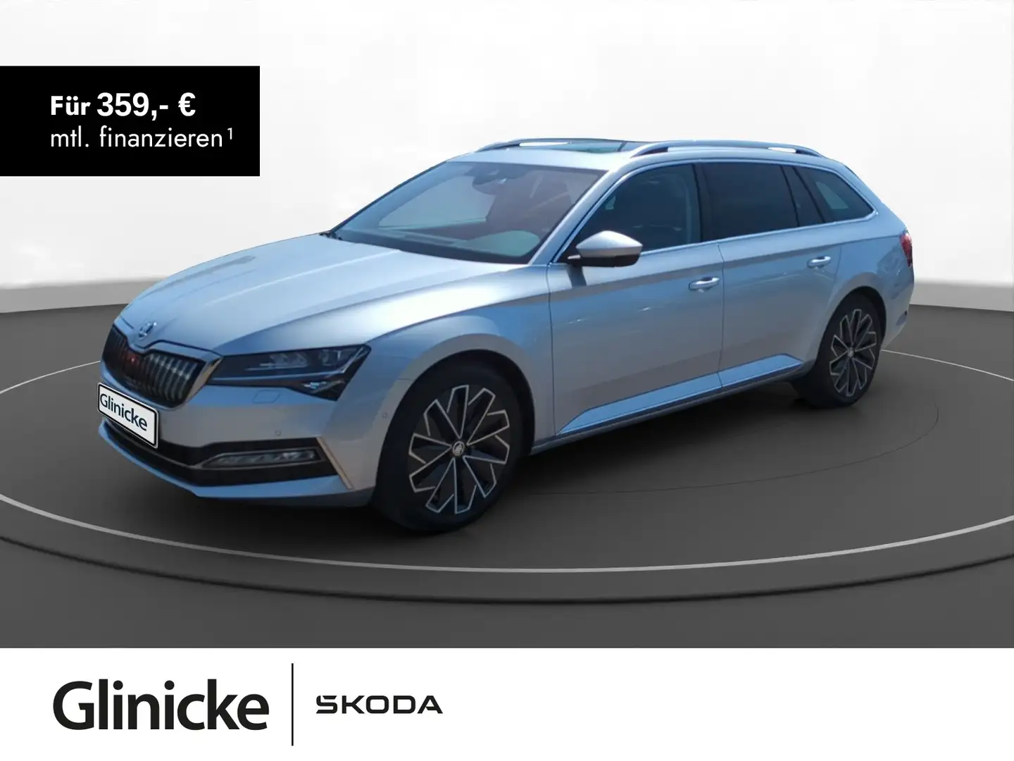 Skoda Superb Combi 1.4 TSI L&K iV AHK Pano StHz DSG Silber - 1