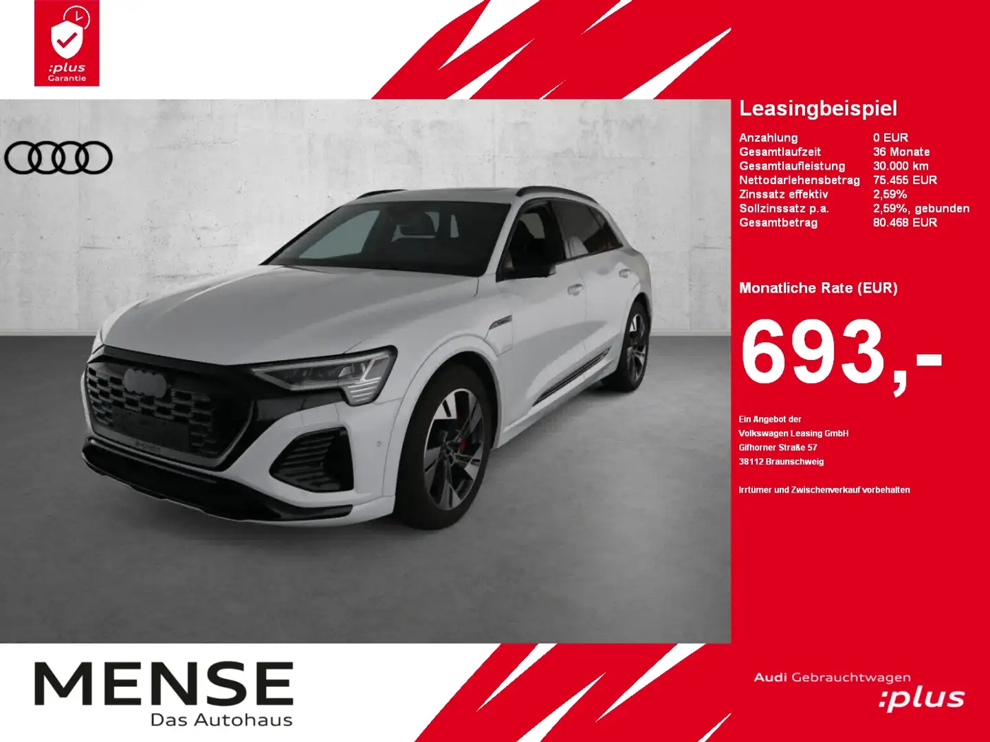 Audi Q8 e-tron 55  quattro S-Line |Matrix|Luft|Pano Wit - 1