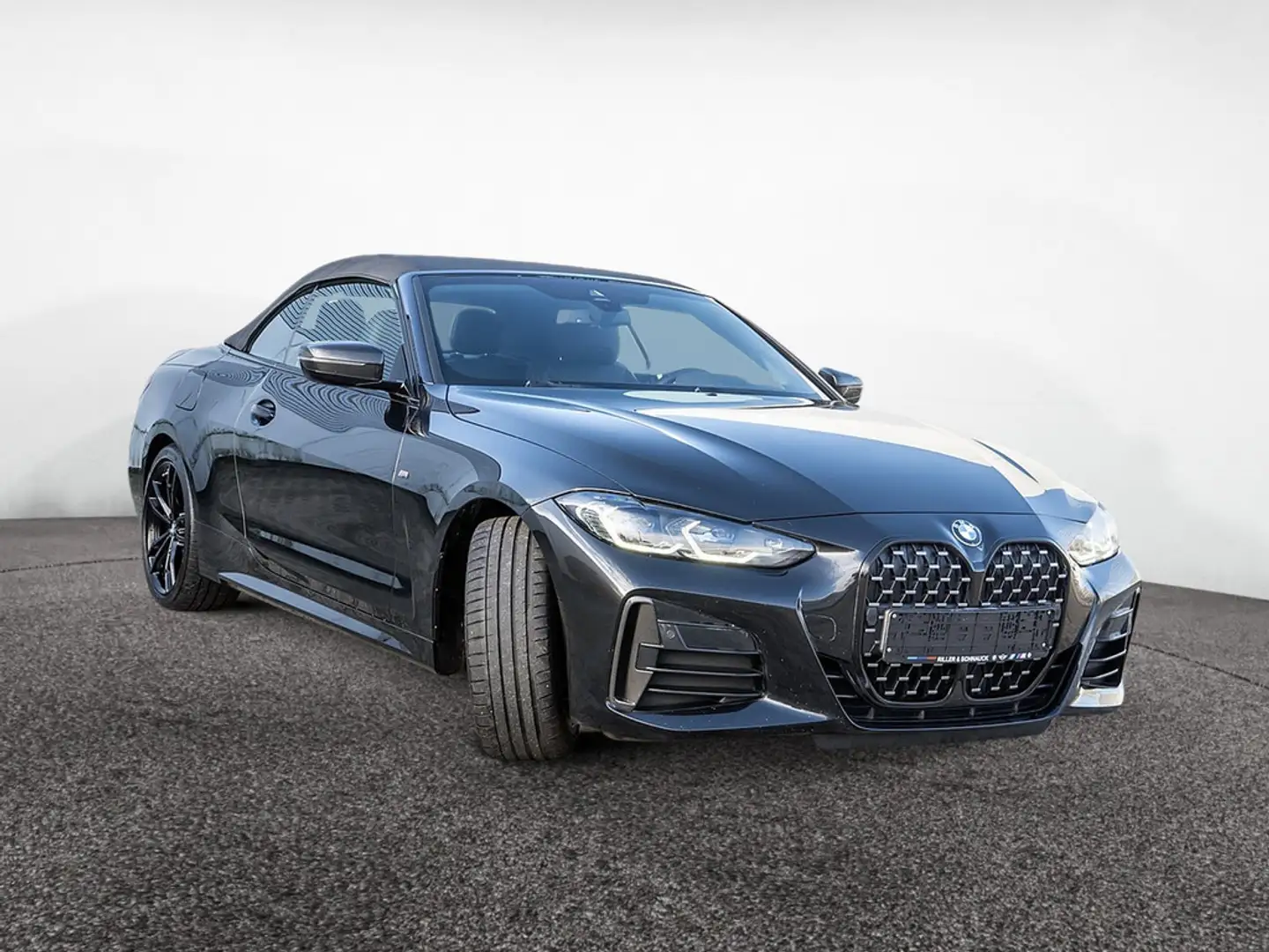 BMW 440 Md Cabrio xDrive LASER+HUD+NAVI+H/K+LEDER+ Schwarz - 2