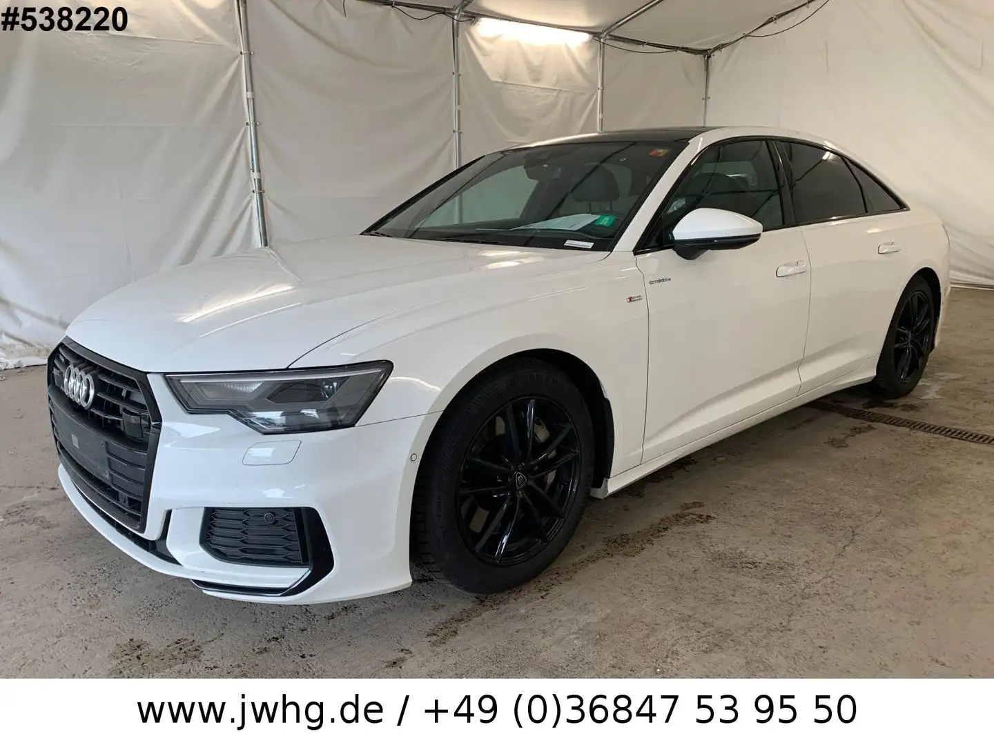 Audi A6 55 quattro S-Line+Ext ACC+/SONNEND/20"/VIRTUA Weiß - 1